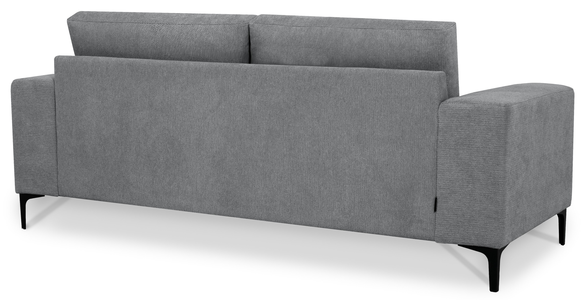 Places of Style 2-Sitzer »Xander«, Breite 164 cm, Webstoff, Soft-Touch Chenille, schwarze Metallfüßen