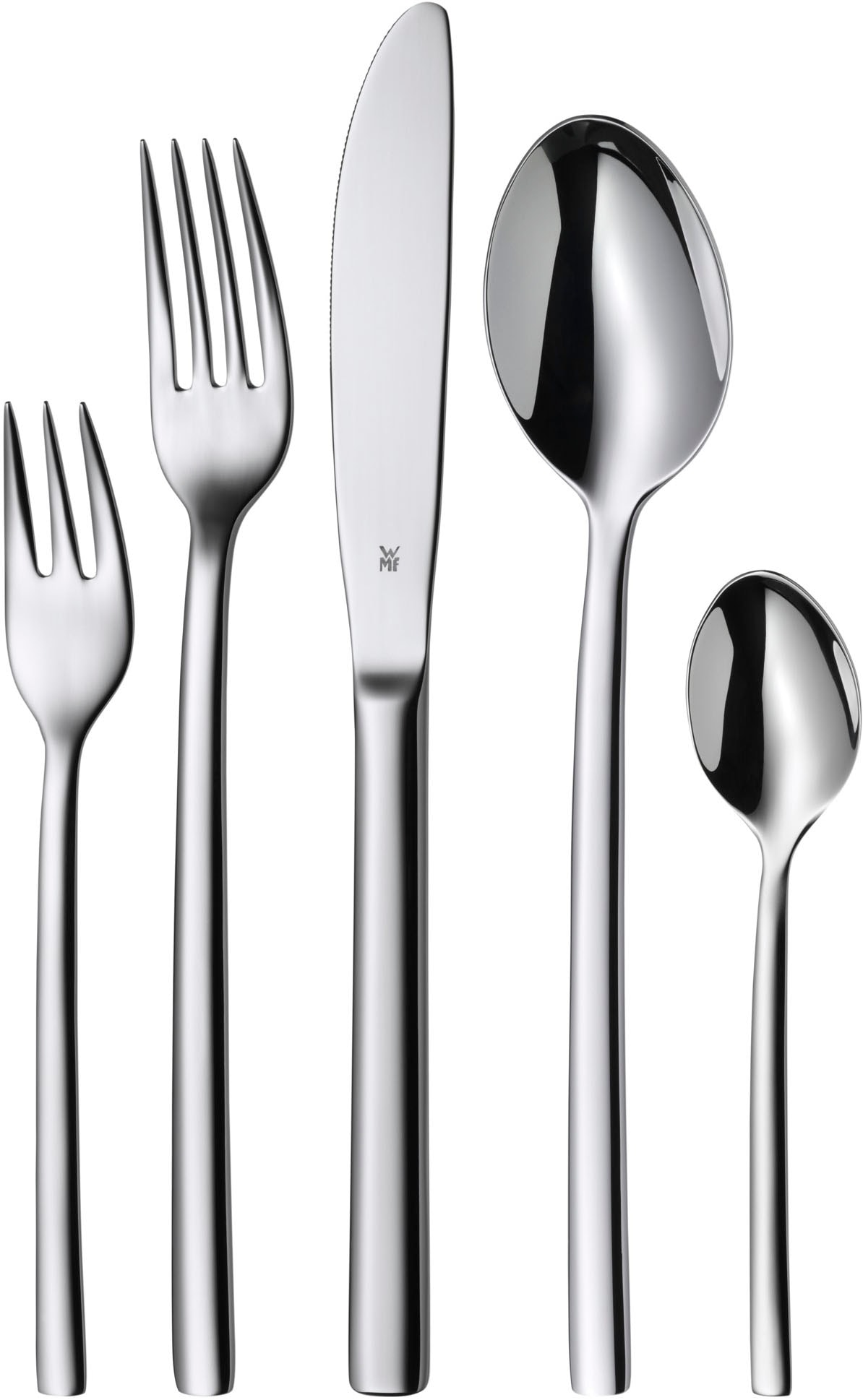WMF Besteck-Set "Miami in eleganter Optik, ergonomische Haptik, Wellenschli günstig online kaufen