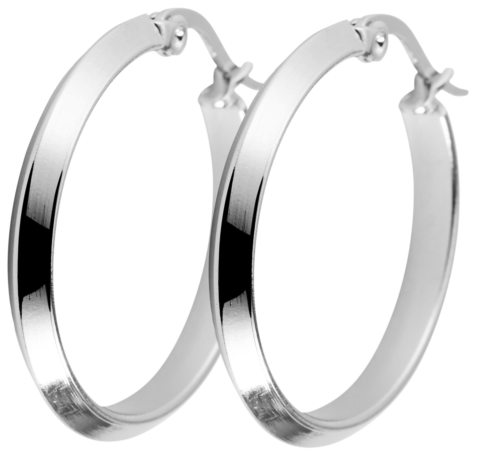 Adelia´s Paar Creolen "Damen Ohrringe – Creole aus Edelstahl" Ein Geschenk, günstig online kaufen