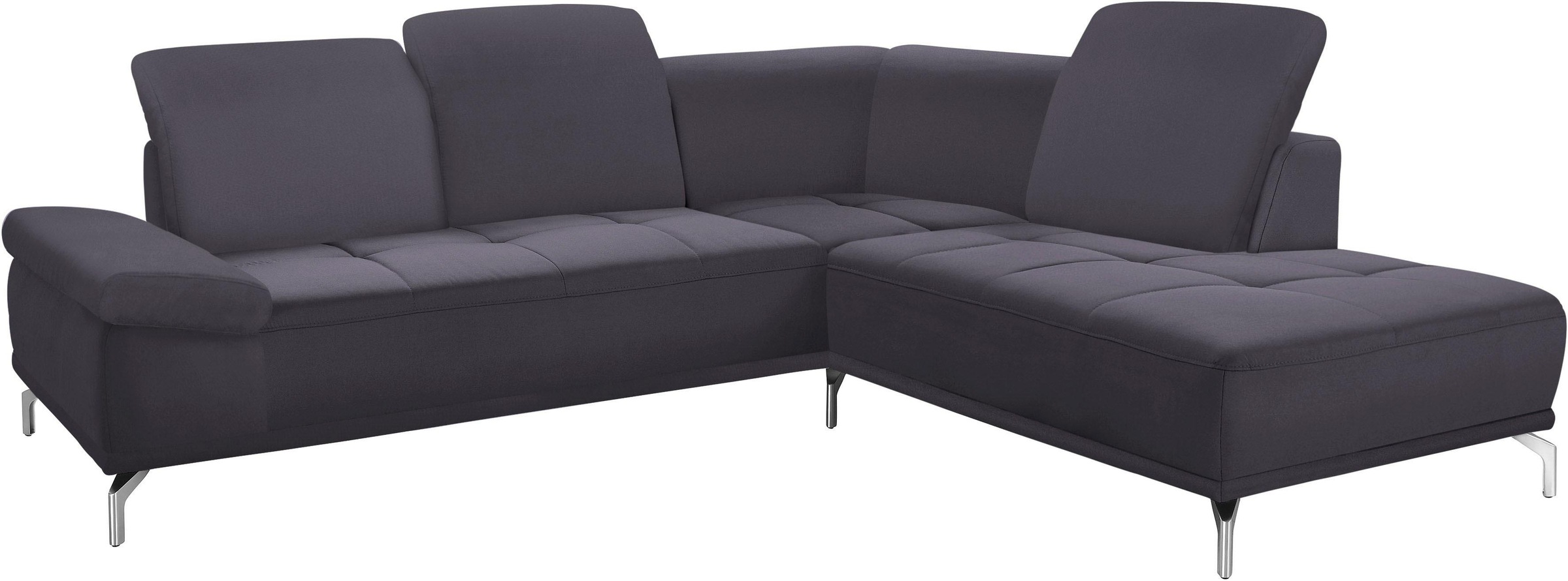 Home affaire Ecksofa "Caluna" Inkl.Sitztiefenverstellung, wahlweise mit Kop günstig online kaufen