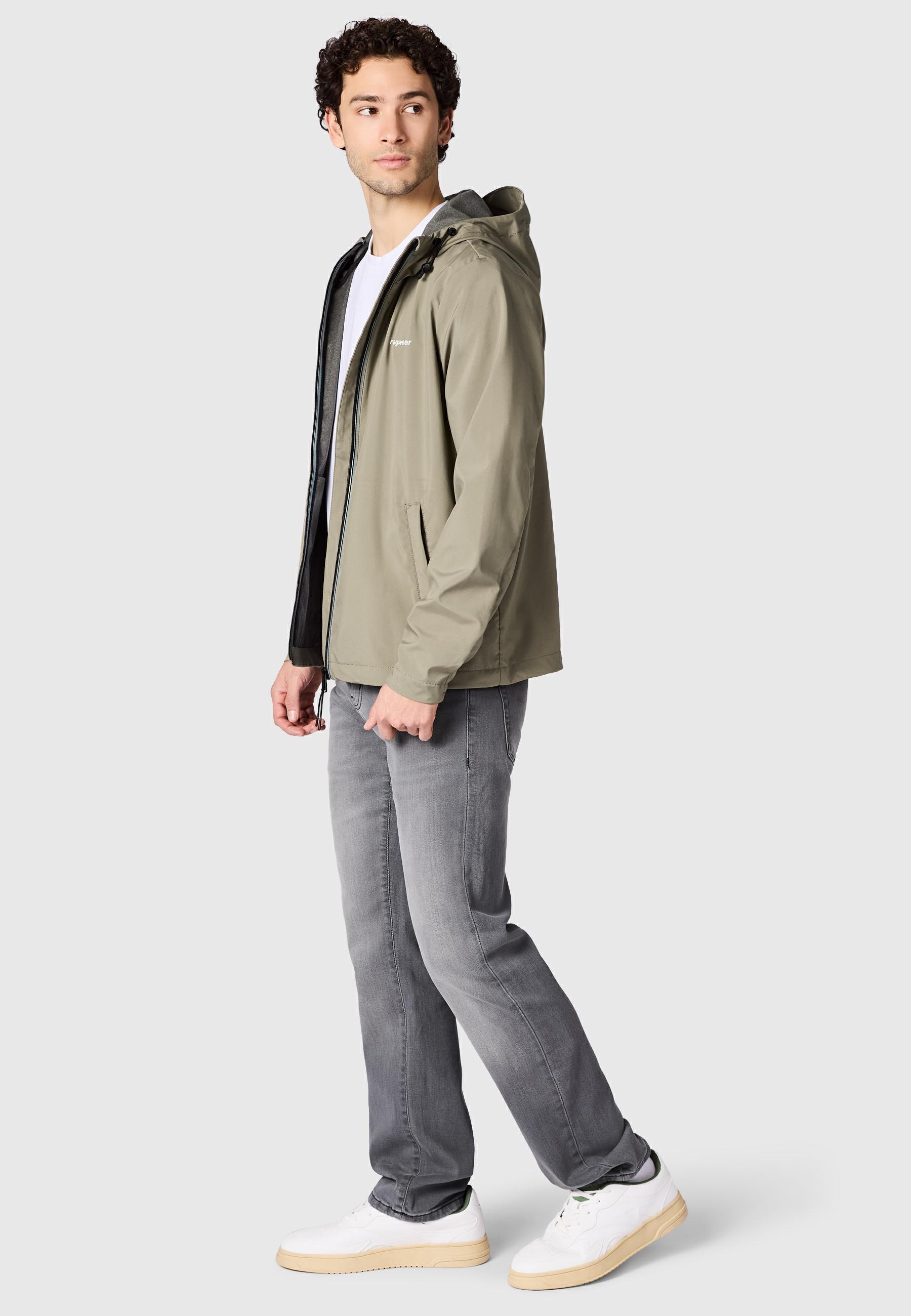 Ragwear Softshelljacke »Shellwie Bonded« mit Kapuze wasserdichte Herren Übergangsjacke mit Kapuze