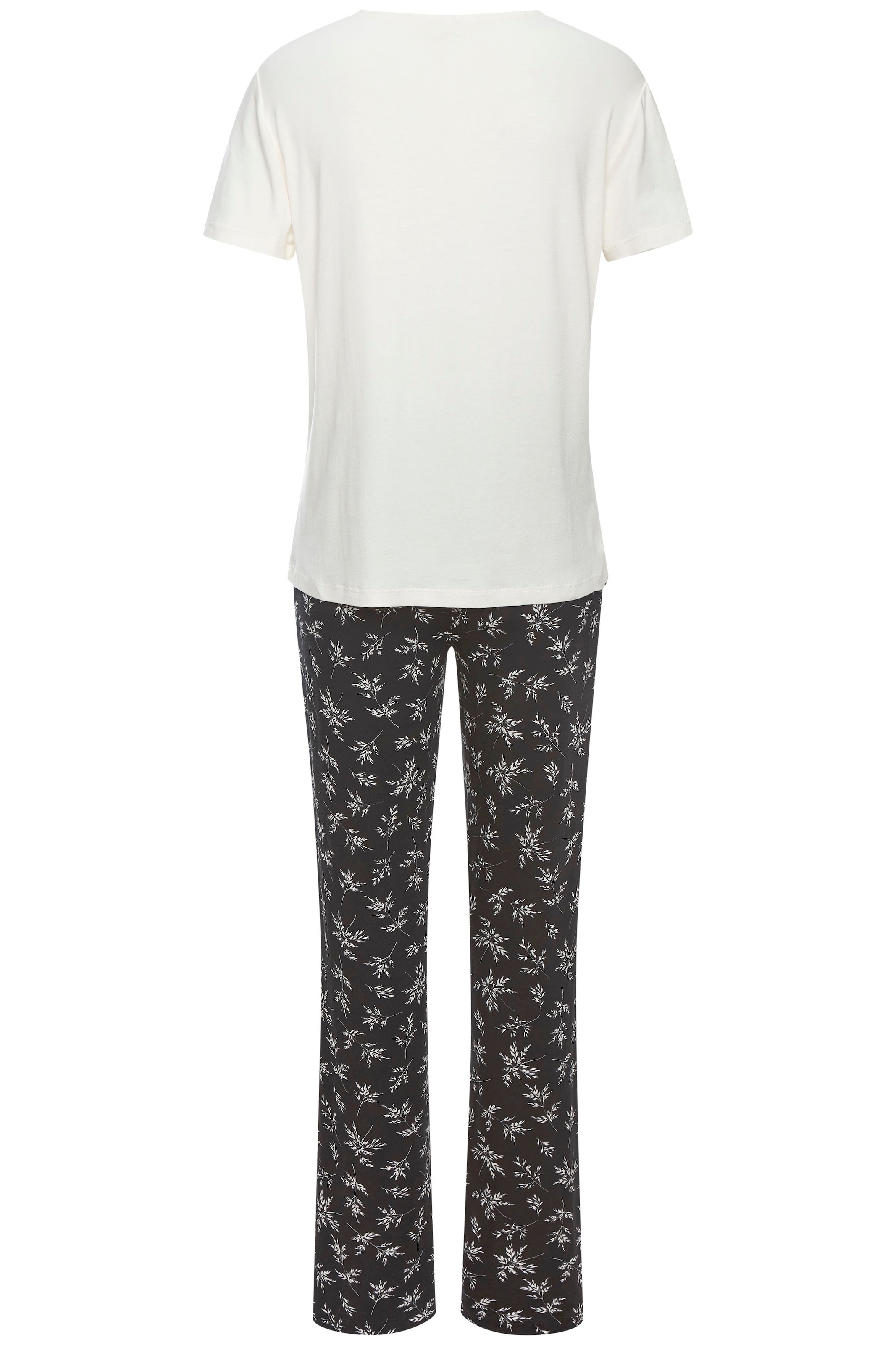 Vivance Dreams Pyjama, (Set, 2 tlg.), mit süßem Blumen-Print