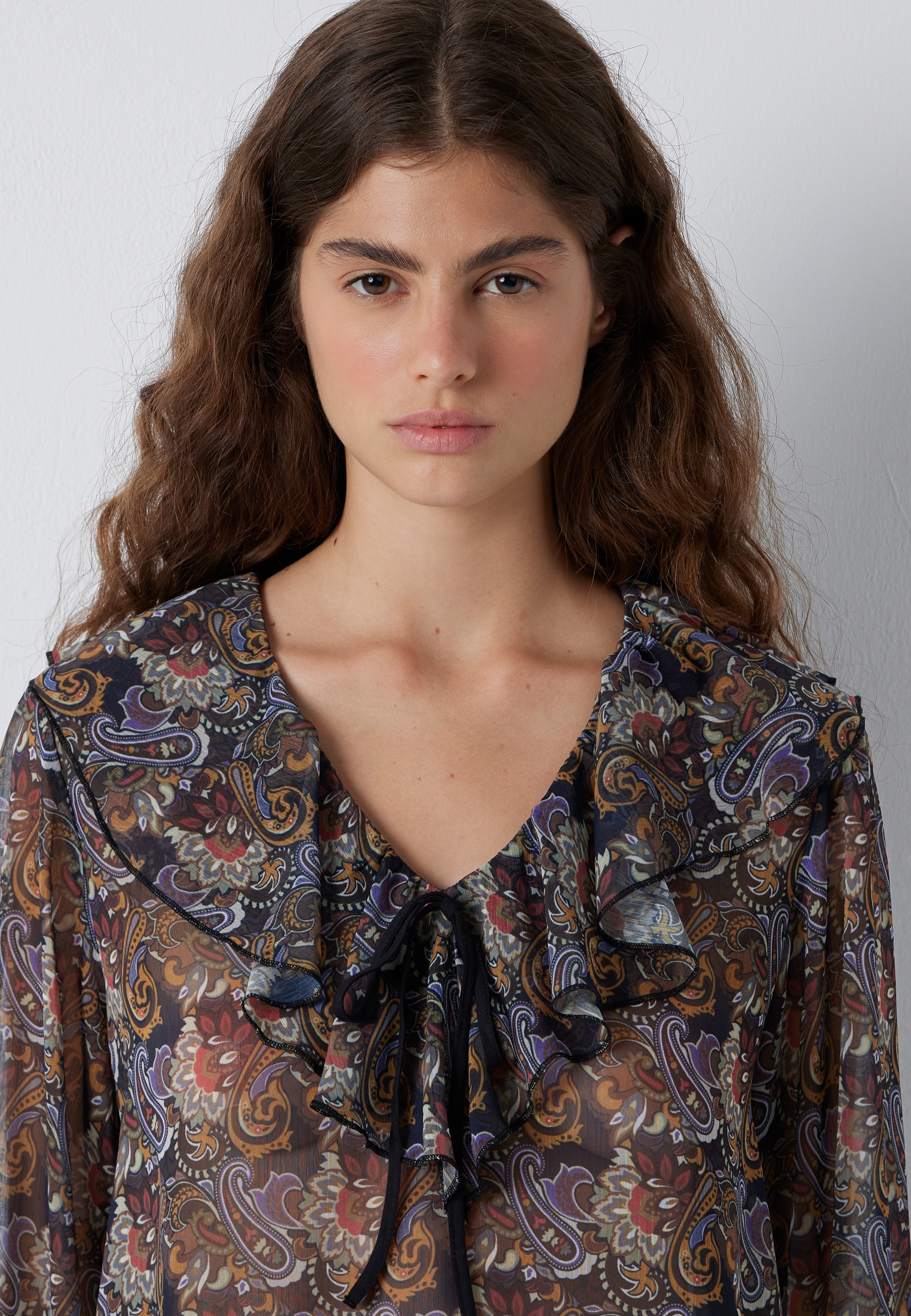 Mavi Klassische Bluse »LONG SLEEVE BLOUSES« Bluse Chiffon