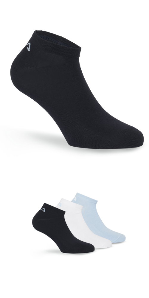 Fila Socken "UNISEX INVISIBLE PLAIN SOCKS" 3 Stk. tlg. mit eingestricktem L günstig online kaufen