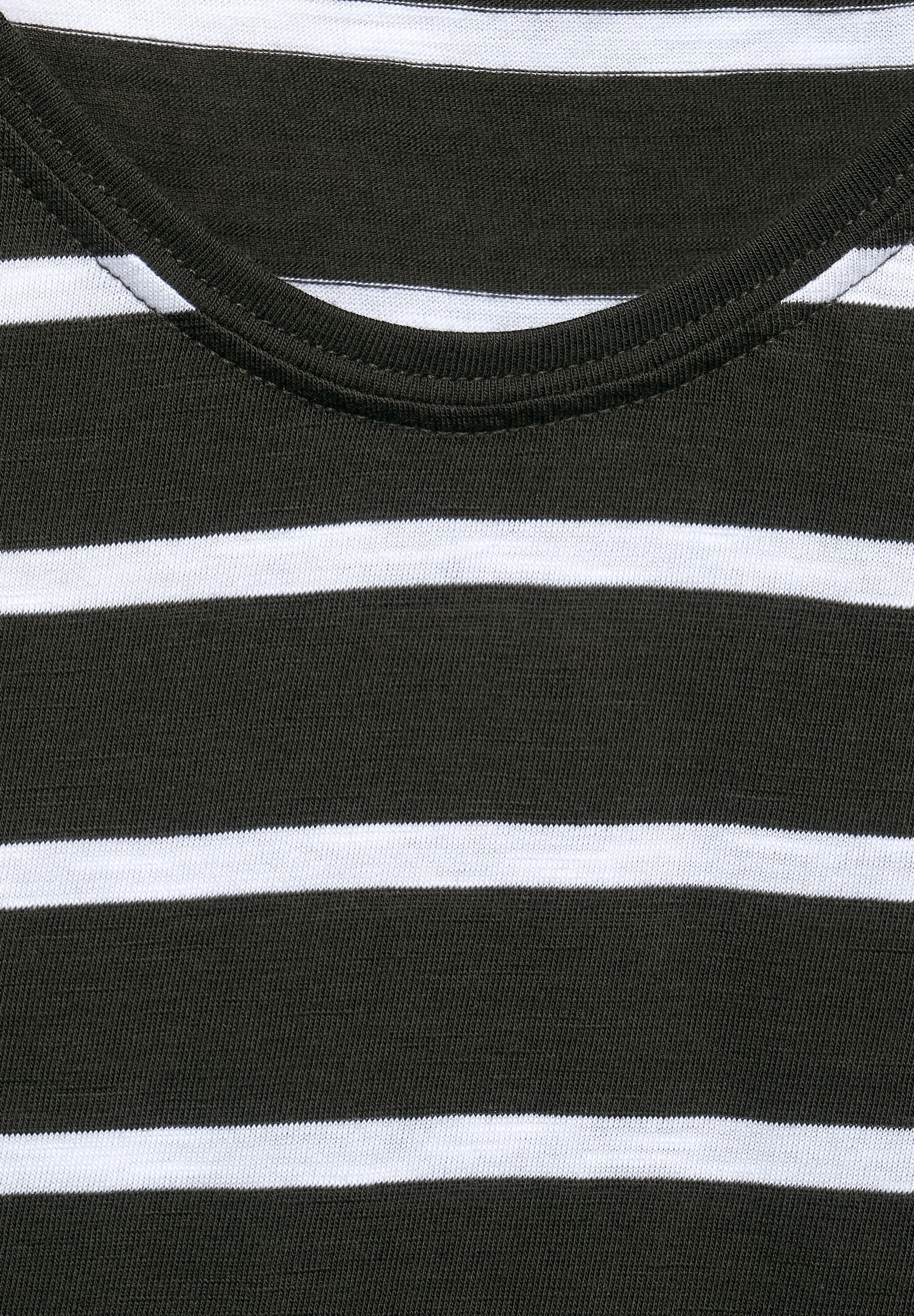 STREET ONE T-Shirt, mit Streifenmuster