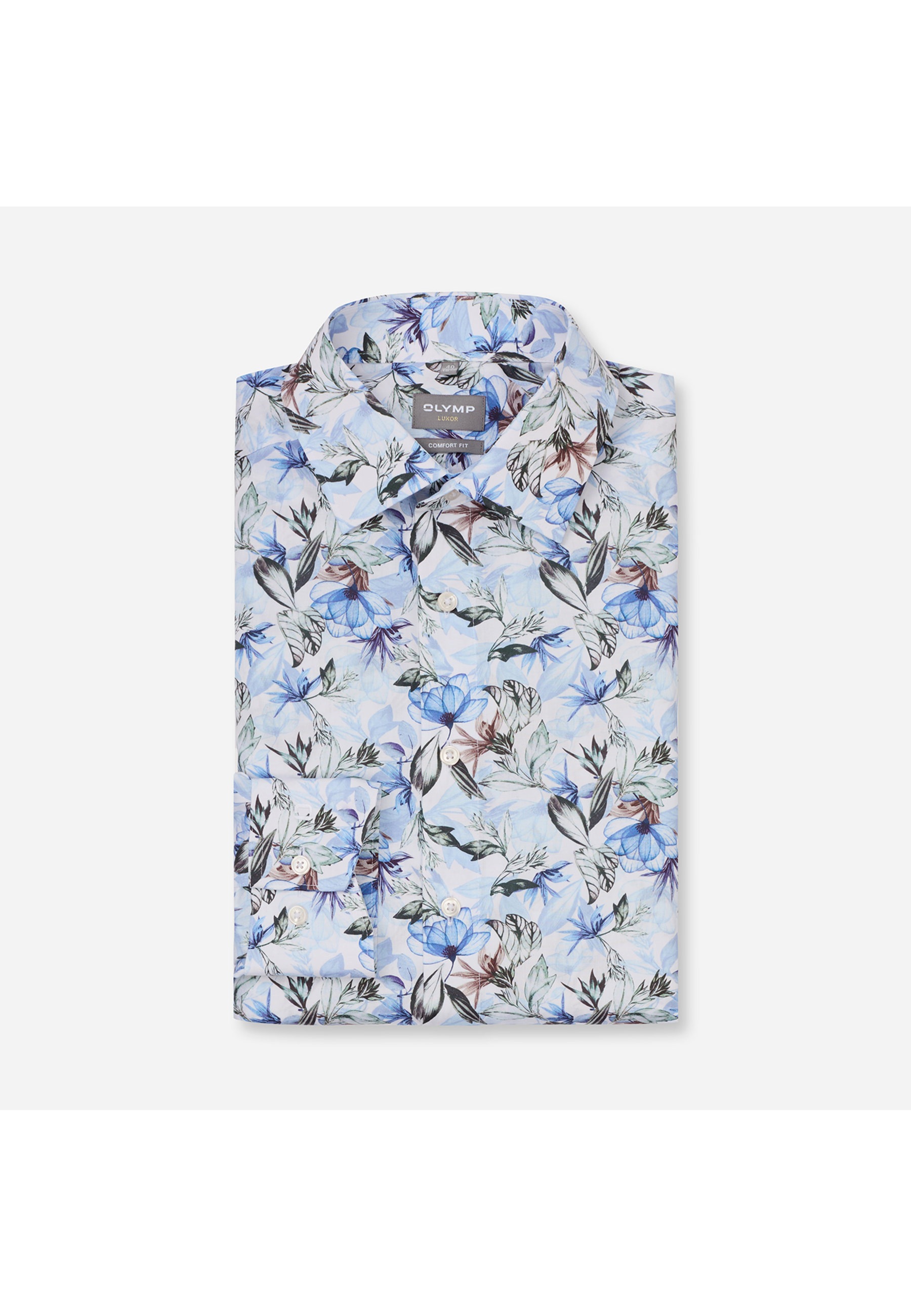 OLYMP Luxor Men's Business Shirt Blue 44 10