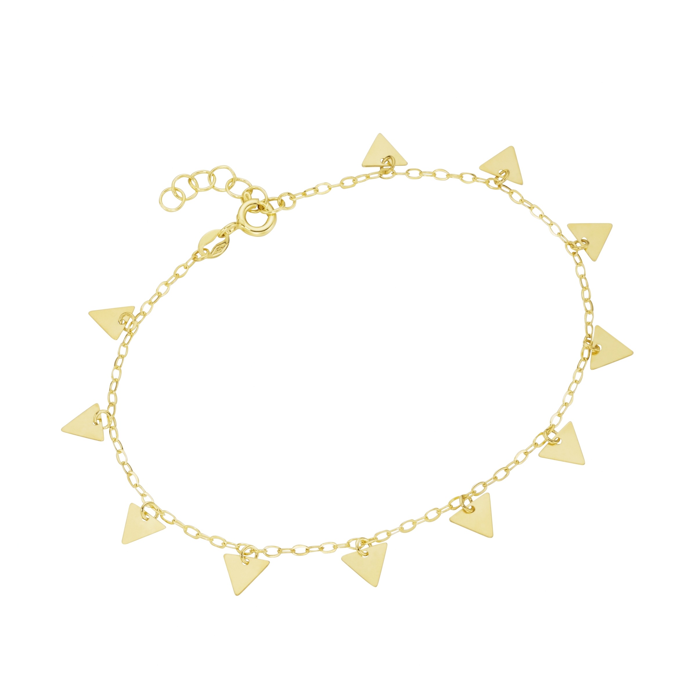 Luigi Merano Armband »mit Dreieck Anhängern Gold 375«