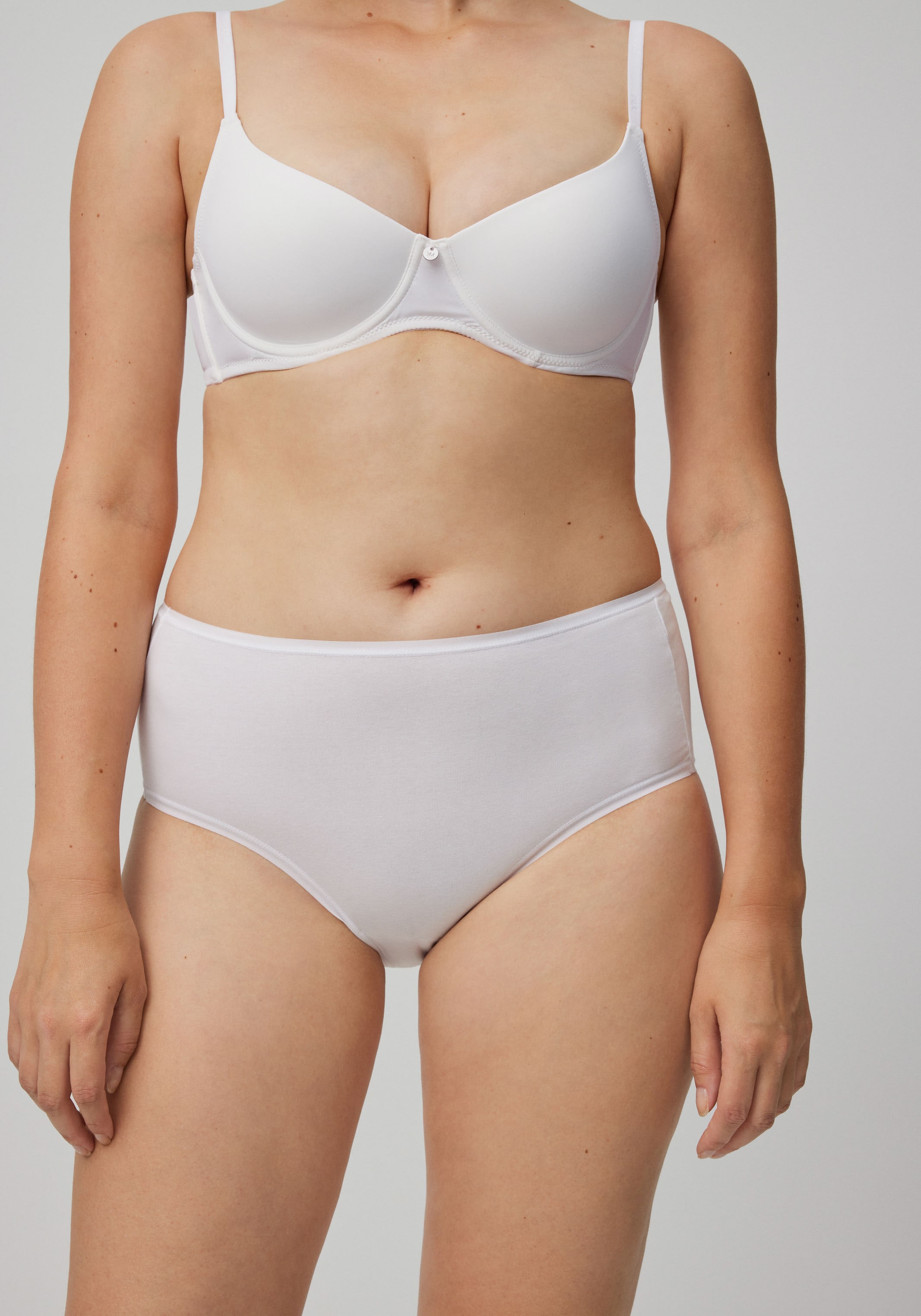 YSABEL MORA Maxislip »BASIC COLLECTION COTTON«, (2er Pack), mit bedecktem und hochgeschnittenem Fit für ein angenehmes Tragegefühl