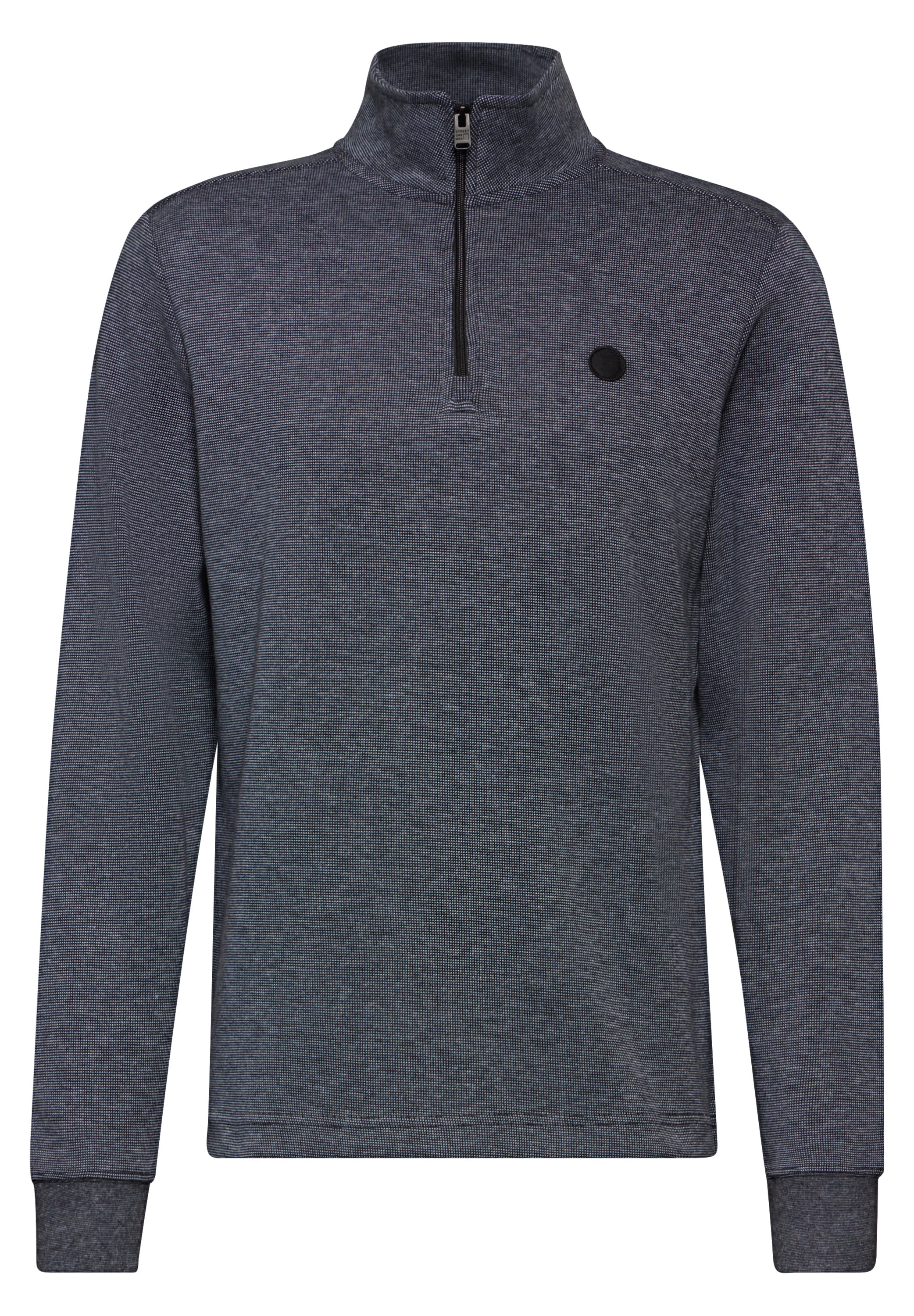 STREET ONE MEN Langarmshirt, im soften Baumwoll-Mix