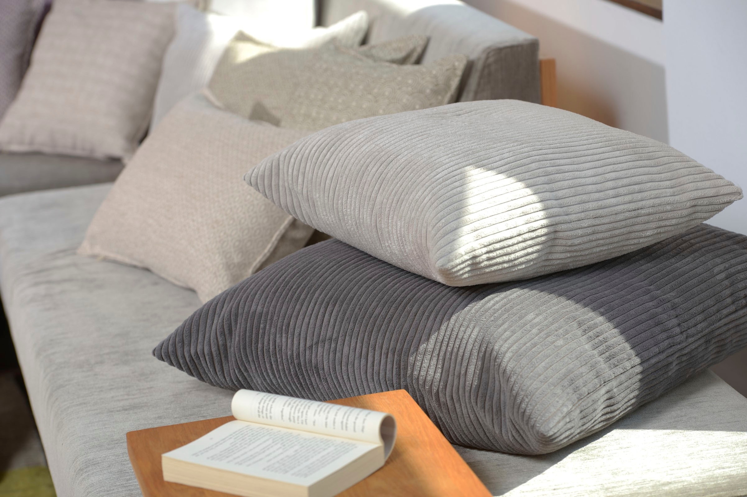 H.O.C.K. Dekokissen »Corduroy« weiches Cord