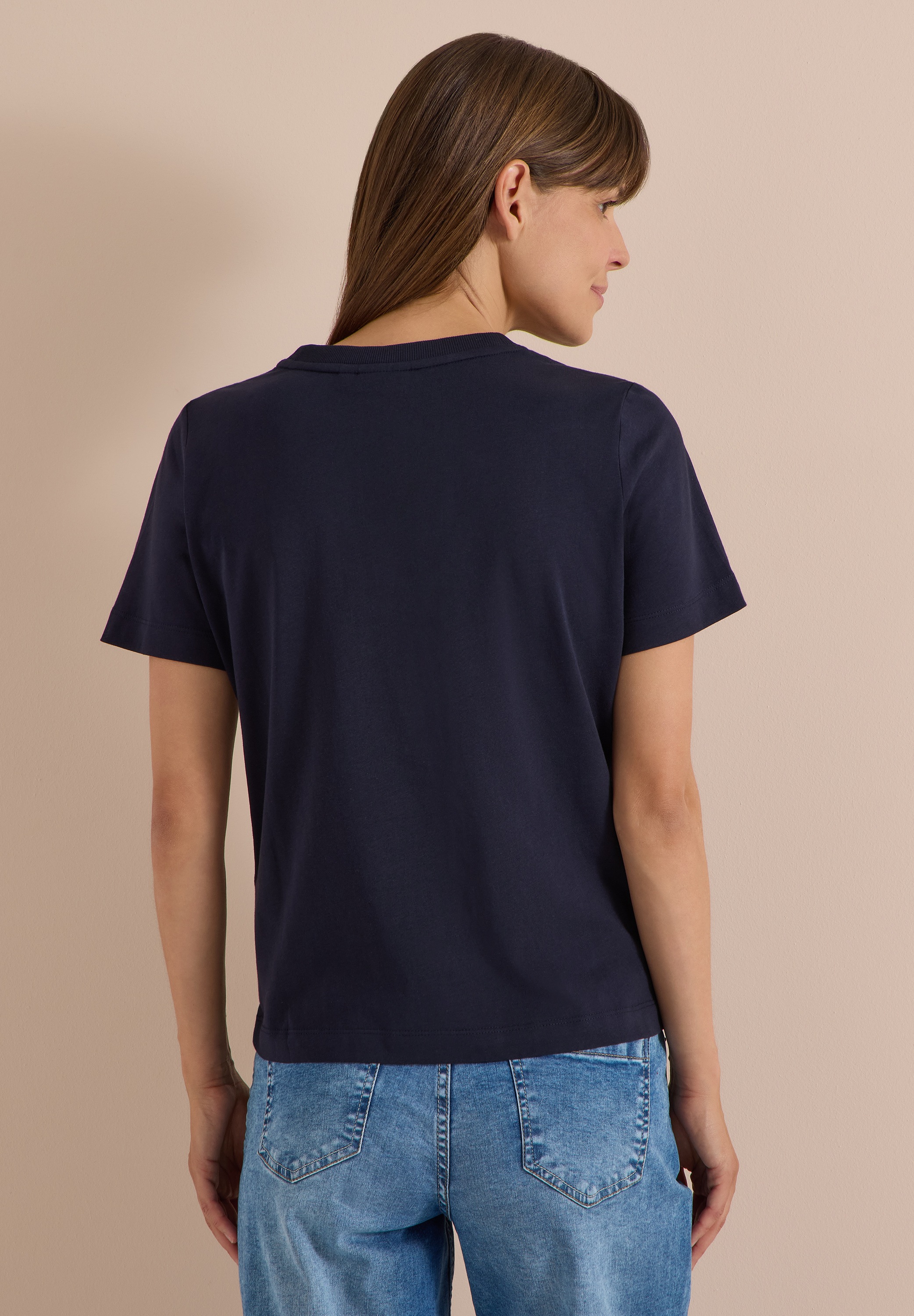Cecil T-Shirt aus reiner Baumwolle