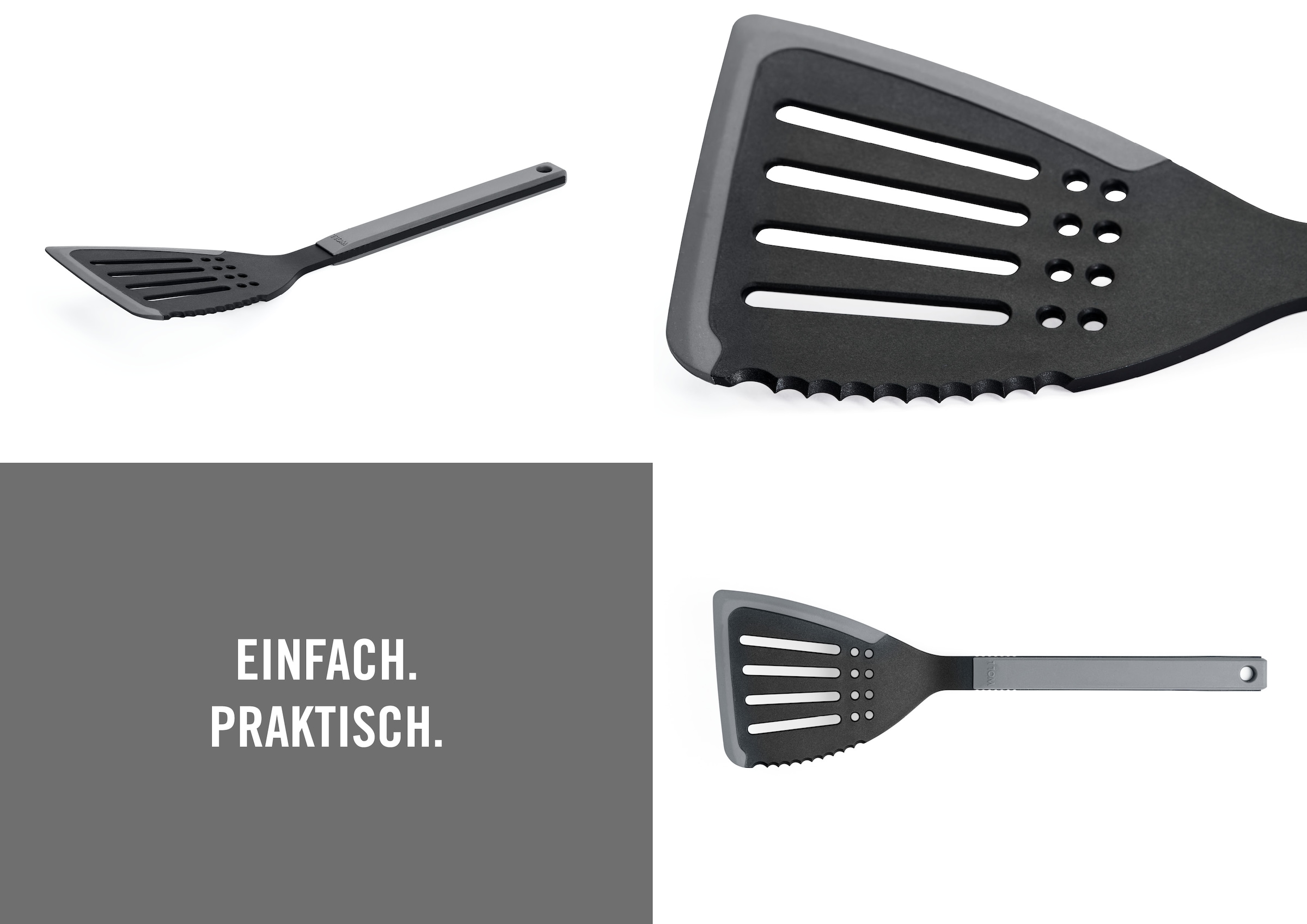 WOLL Pfannenwender »Cook it«, (1 tlg.), aus hochwertigem Kunststoff und Silikon