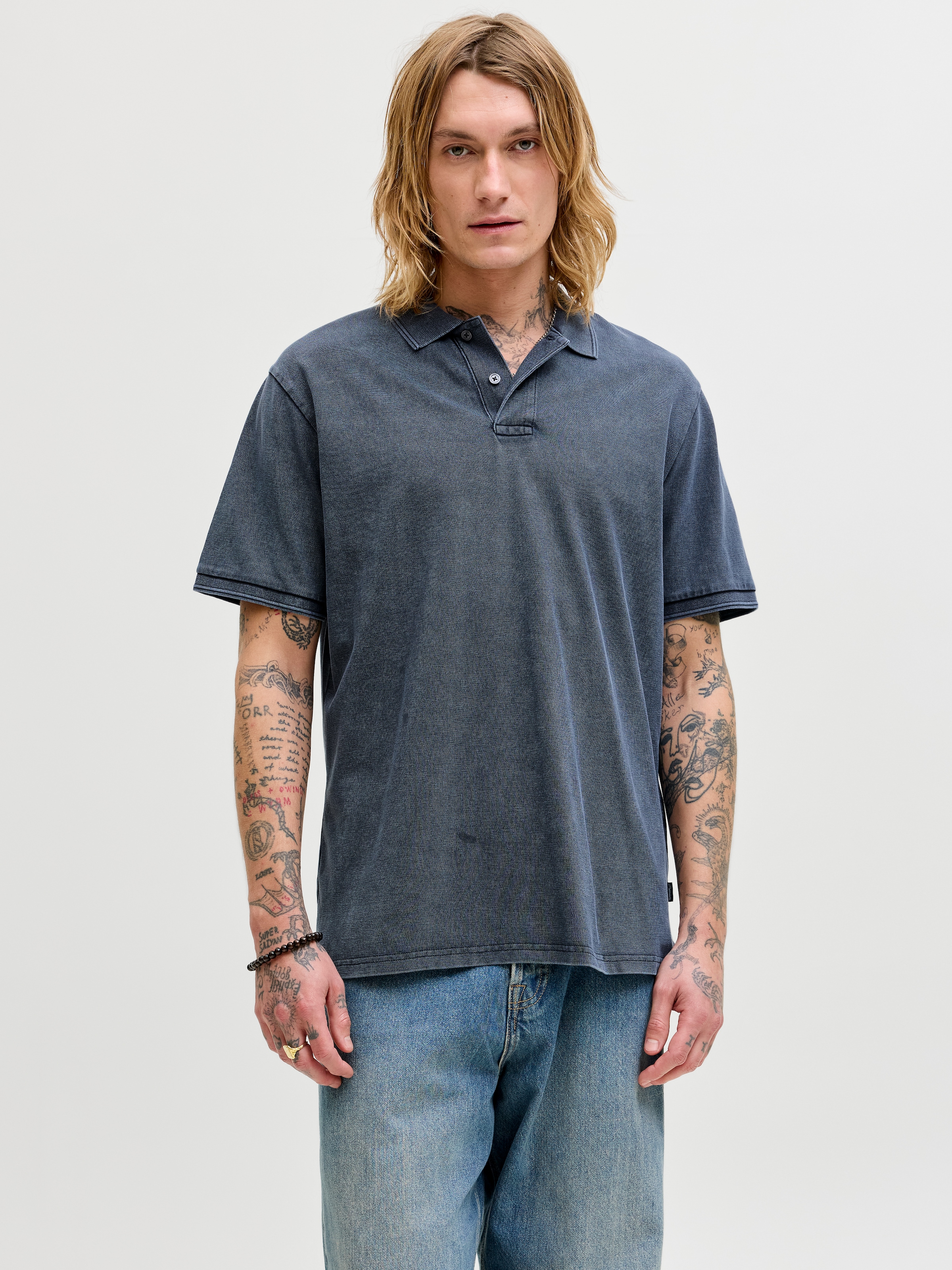 Jack & Jones Poloshirt »JPRBLUWILL SS WASH POLO SN« Baumwolle, regular fit