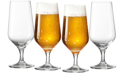 Bierglas »Mambo«, (Set, 4 tlg., 4 Biergläser, je 370 ml)