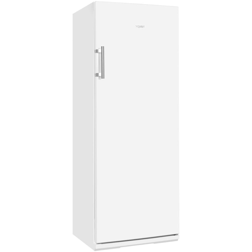 exquisit Getränkekühlschrank »GKS31-V-H-280F weiss«, GKS31-V-H-280F weiss, 163 cm hoch, 60 cm breit, 296 L Volumen, LED