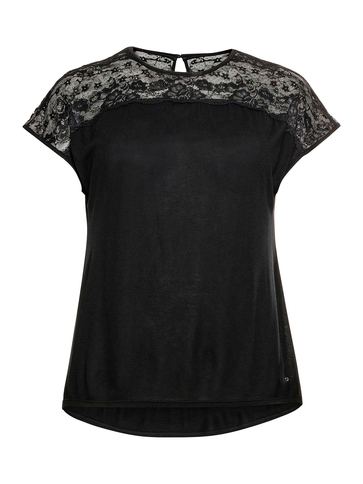 Black Friday Sheego Spitzenshirt »Große Größen«, mit Spitzenpasse an der  Schulterpartie | BAUR | T-Shirts