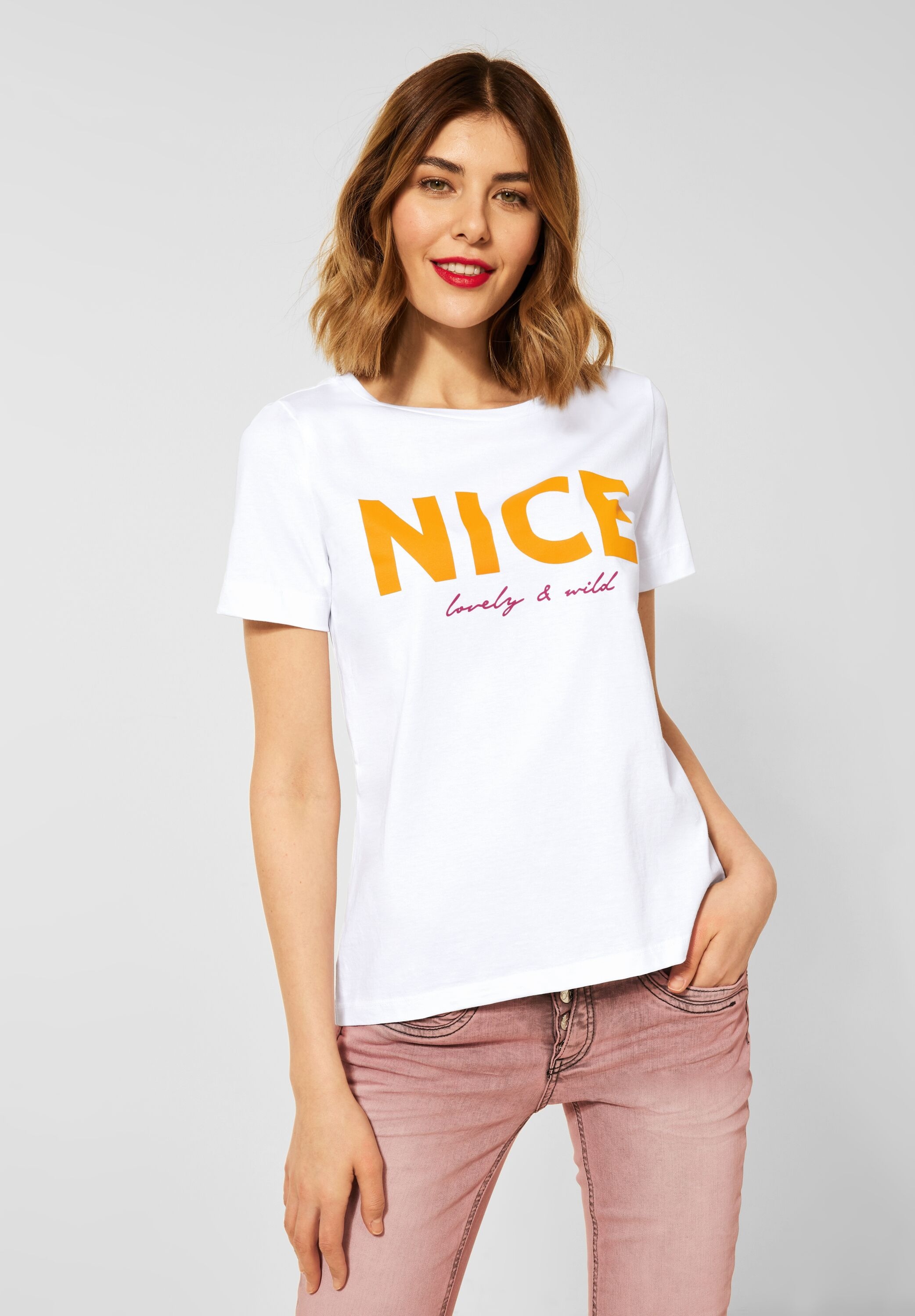 STREET Baumwolle aus online reiner T-Shirt, | bestellen BAUR ONE