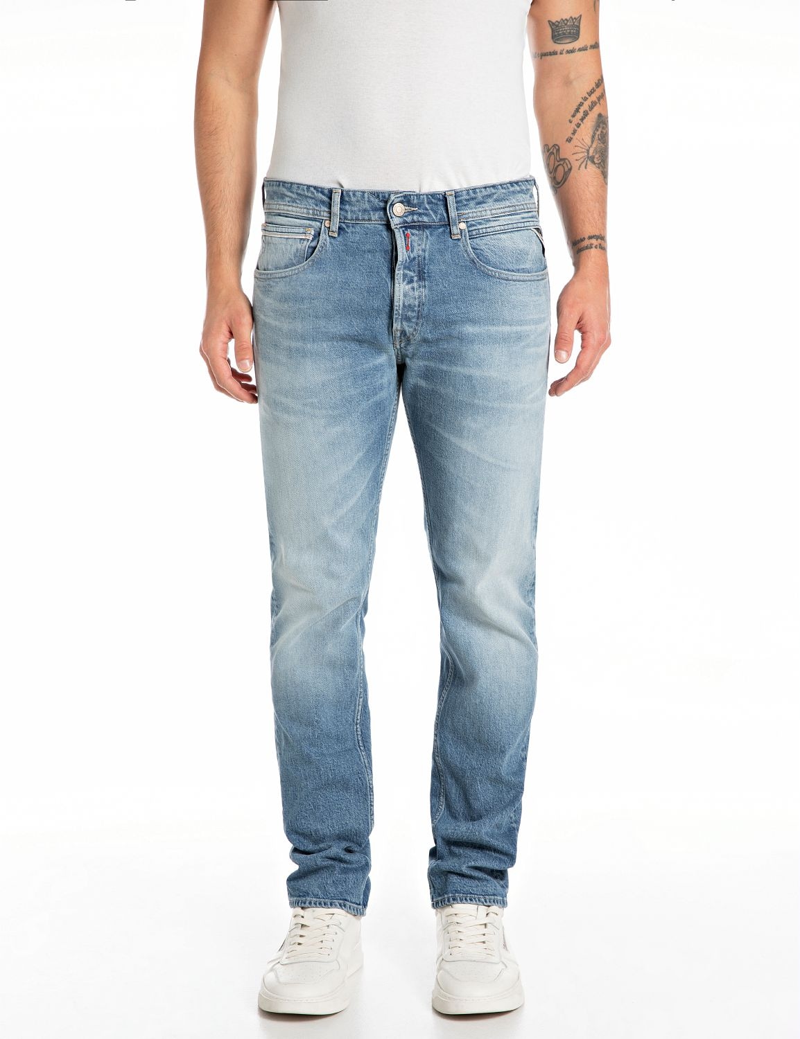 Replay Straight-Jeans "GROVER", in vielen verschiedenen Waschungen, mit Stretch