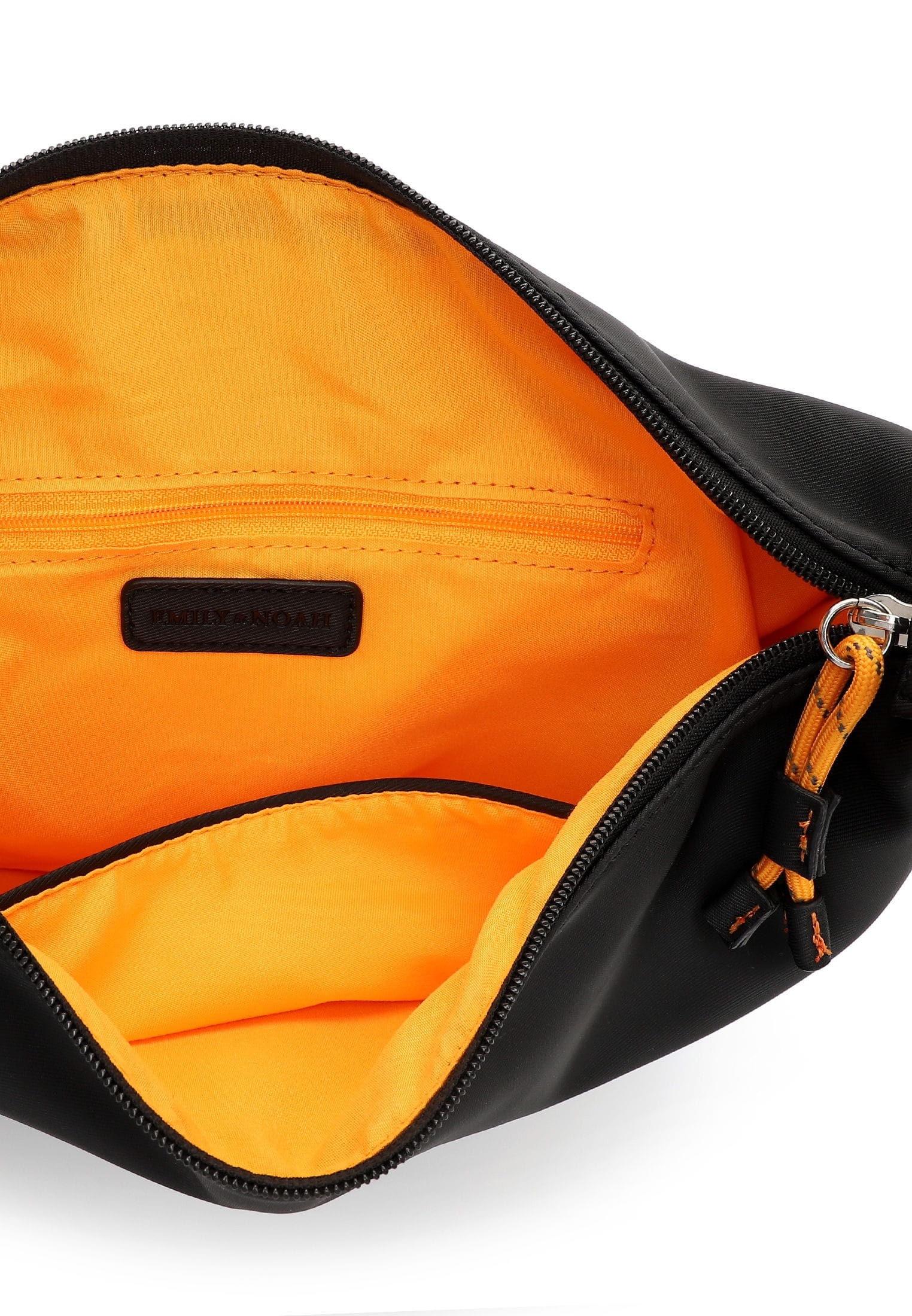 Beuteltasche EMILY & NOAH "Beutel E&N Joeline", Damen, Gr. B/H/T: 35cm x 28cm x 12,5cm 0, schwarz (schwarz 100), Polyurethan, Taschen Beuteltasche 3