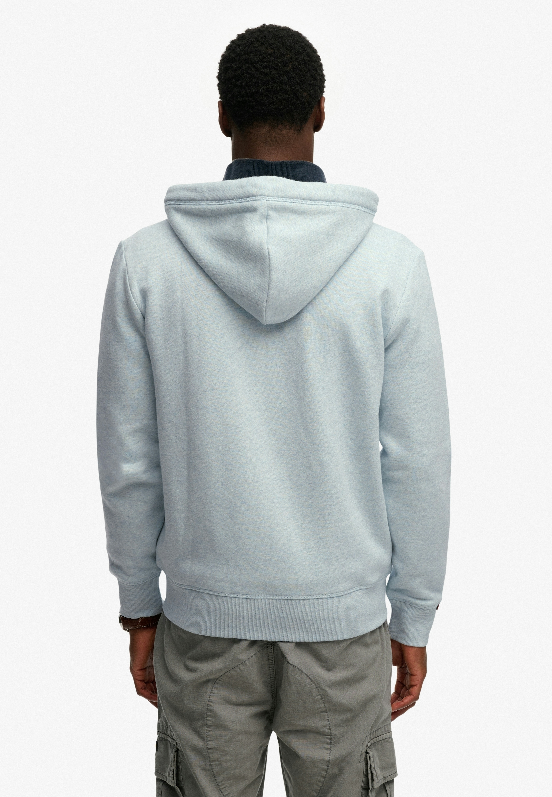 Superdry Kapuzensweatjacke »ESSENTIAL LOGO ZIP HOODIE HB« Baumwollmischung, slim fit