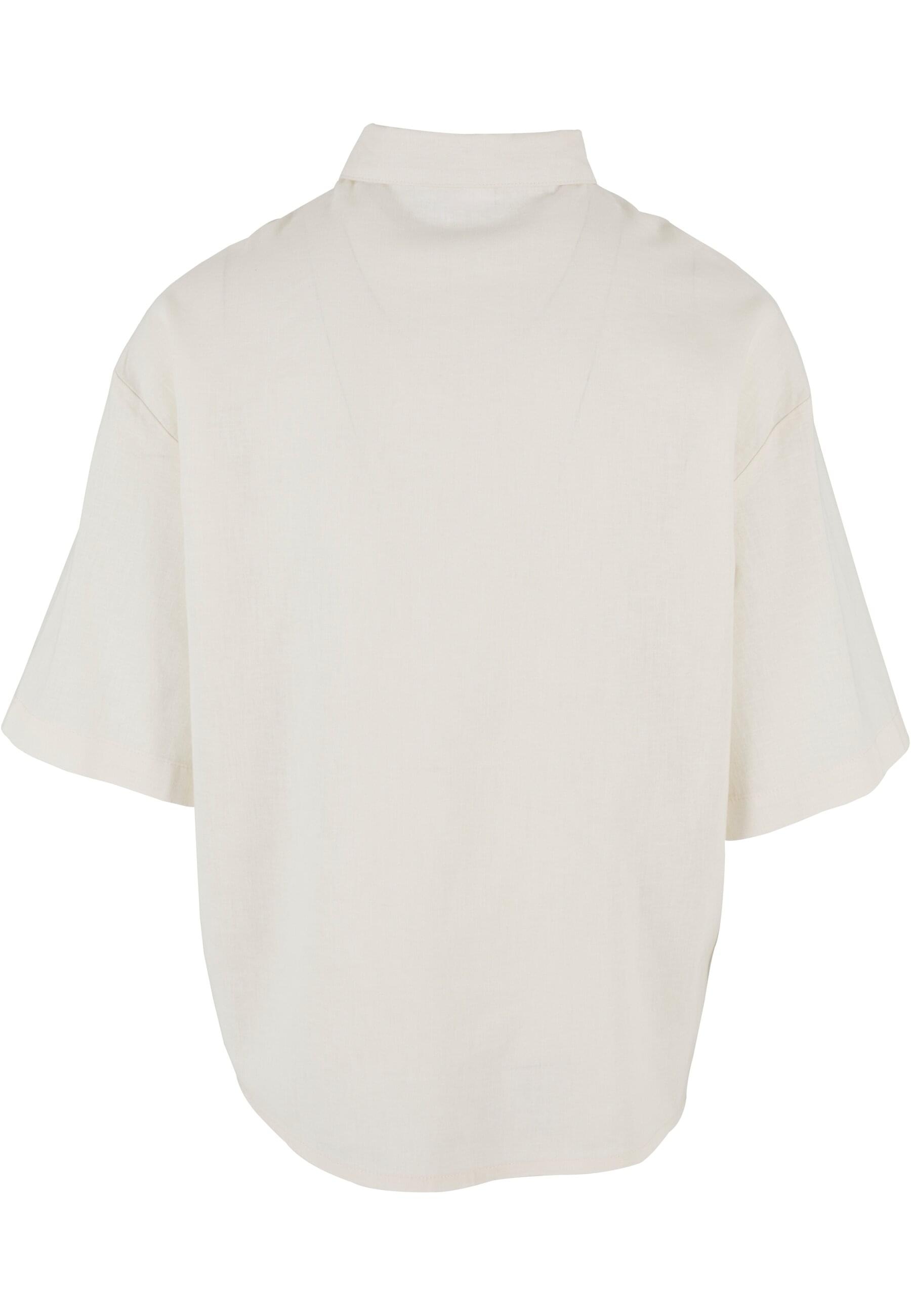 URBAN CLASSICS Langarmhemd "Urban Classics Herren Boxy Cotton Linen Shirt", günstig online kaufen