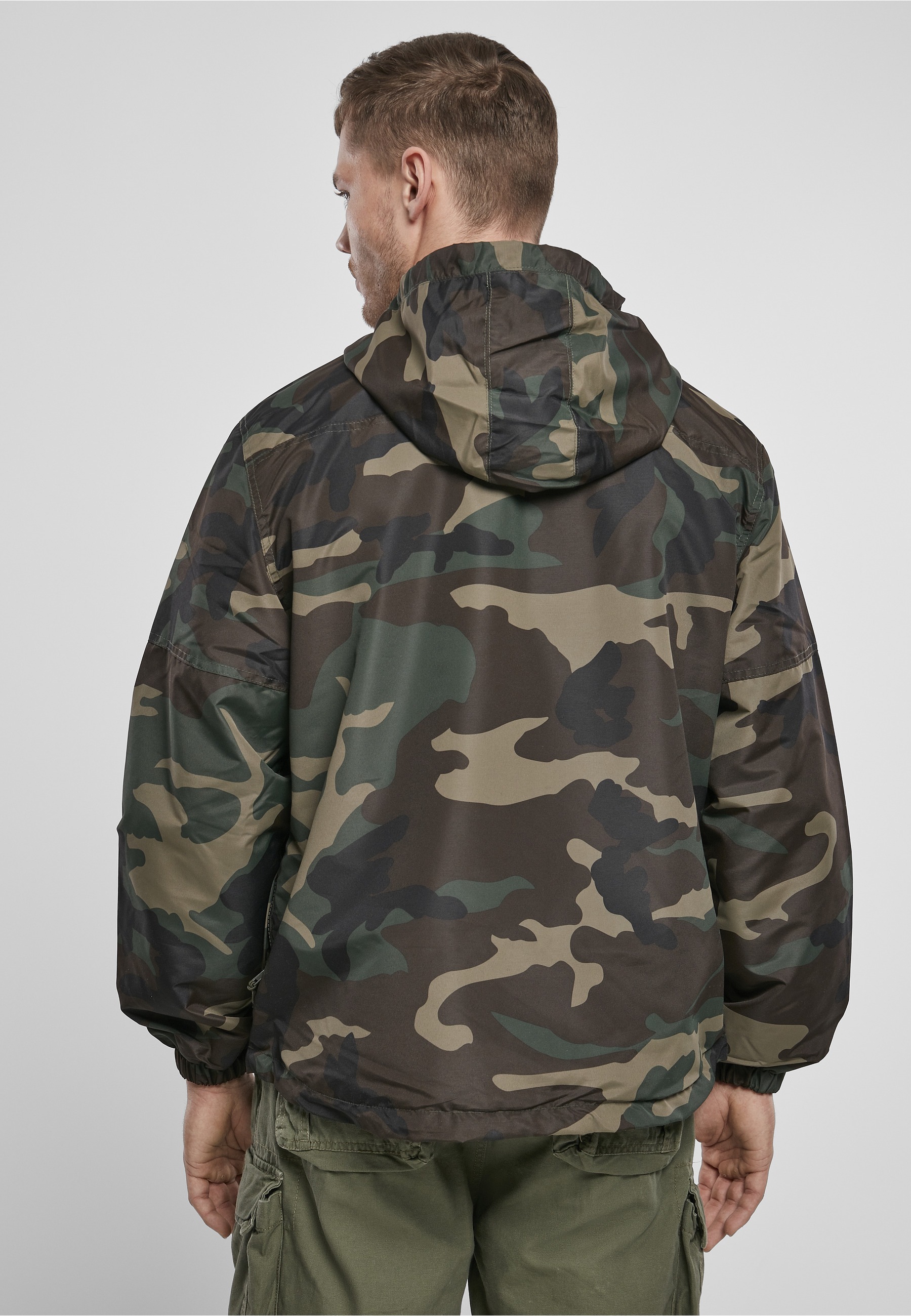 Brandit Allwetterjacke »Brandit Herren Summer Pull Over Jacket« 1 Stk. tlg. mit Kapuze