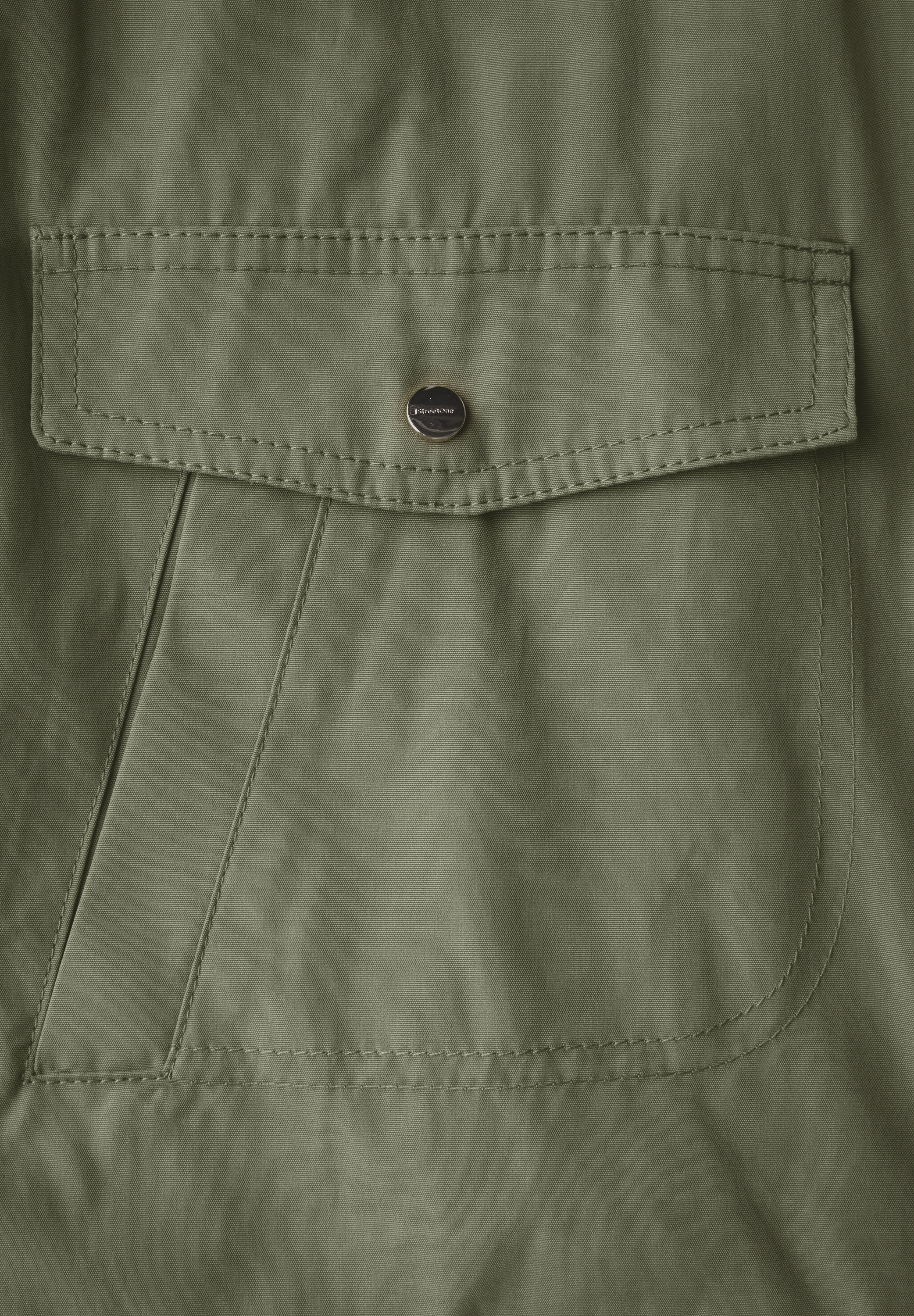 STREET ONE Kurzjacke, ohne Kapuze, aus softem Materialmix