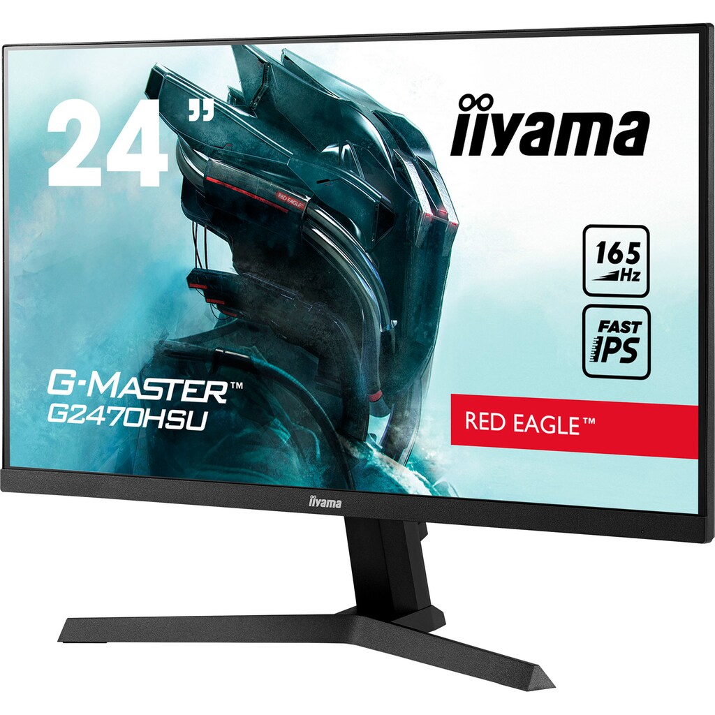 Iiyama Gaming-Monitor »G-MASTER G2470HSU-B1«, 61 cm/24 Zoll, 1920 x 1080 px, Full HD, 0,8 ms Reaktionszeit, 165 Hz