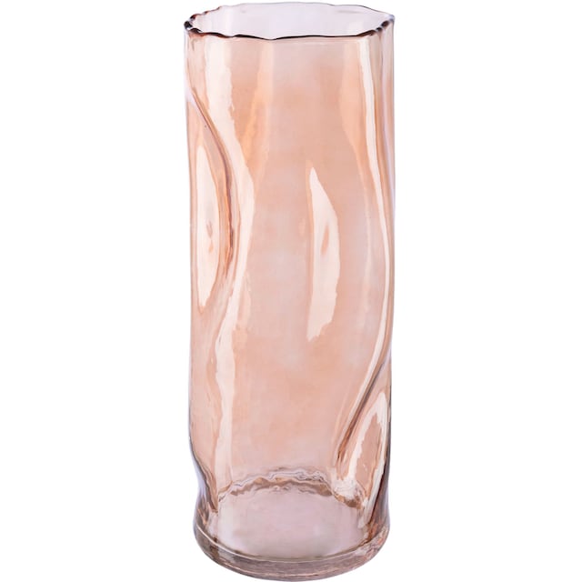Black Friday Leonique Tischvase »Blumenvase Caline«, (1 St.), Vase aus Glas,  im Crunch-Design, Höhe ca. 30 cm | BAUR