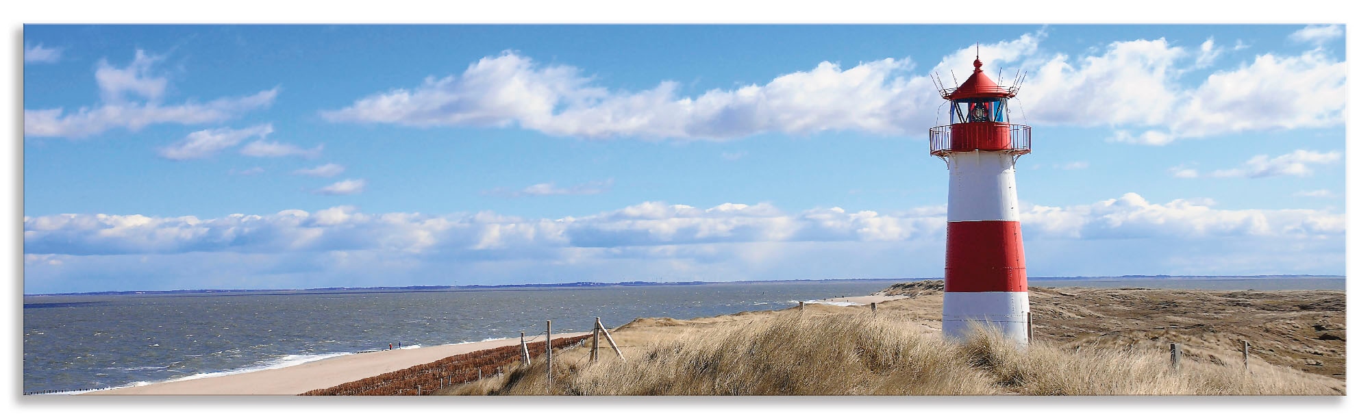 Artland Küchenrückwand "Leuchtturm Sylt", (1 tlg.), Alu Spritzschutz mit Kl günstig online kaufen