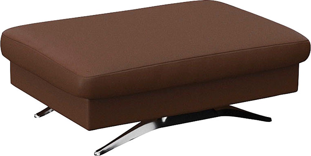 FLEXLUX Pouf "Glow Sitzhocker, Polsterhocker" Hocker mit Stauraum, Fuß Alu günstig online kaufen