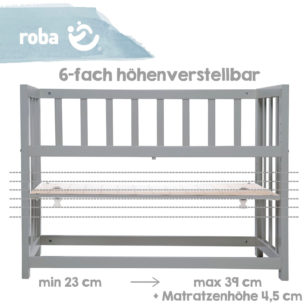 roba® Stubenbett »4 in 1, Sternenzauber, taupe«