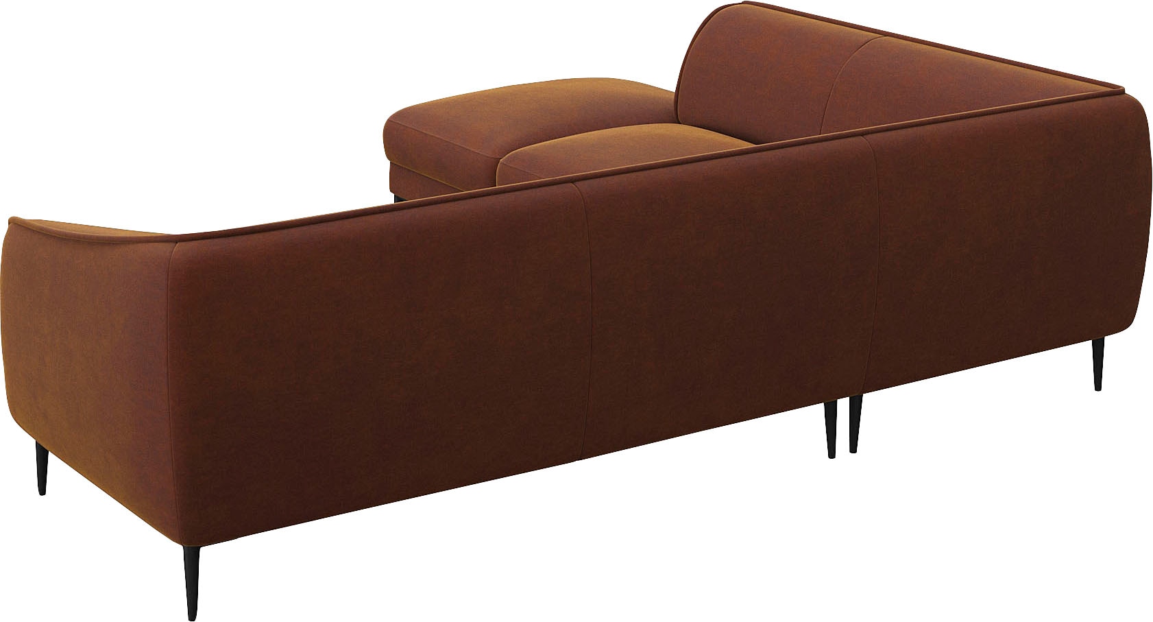 FLEXLUX Ecksofa »Belle Designsofa, L-Form, B/T 268/209 cm«, Skandinavisches Design, In hochwertiger Verarbeitung