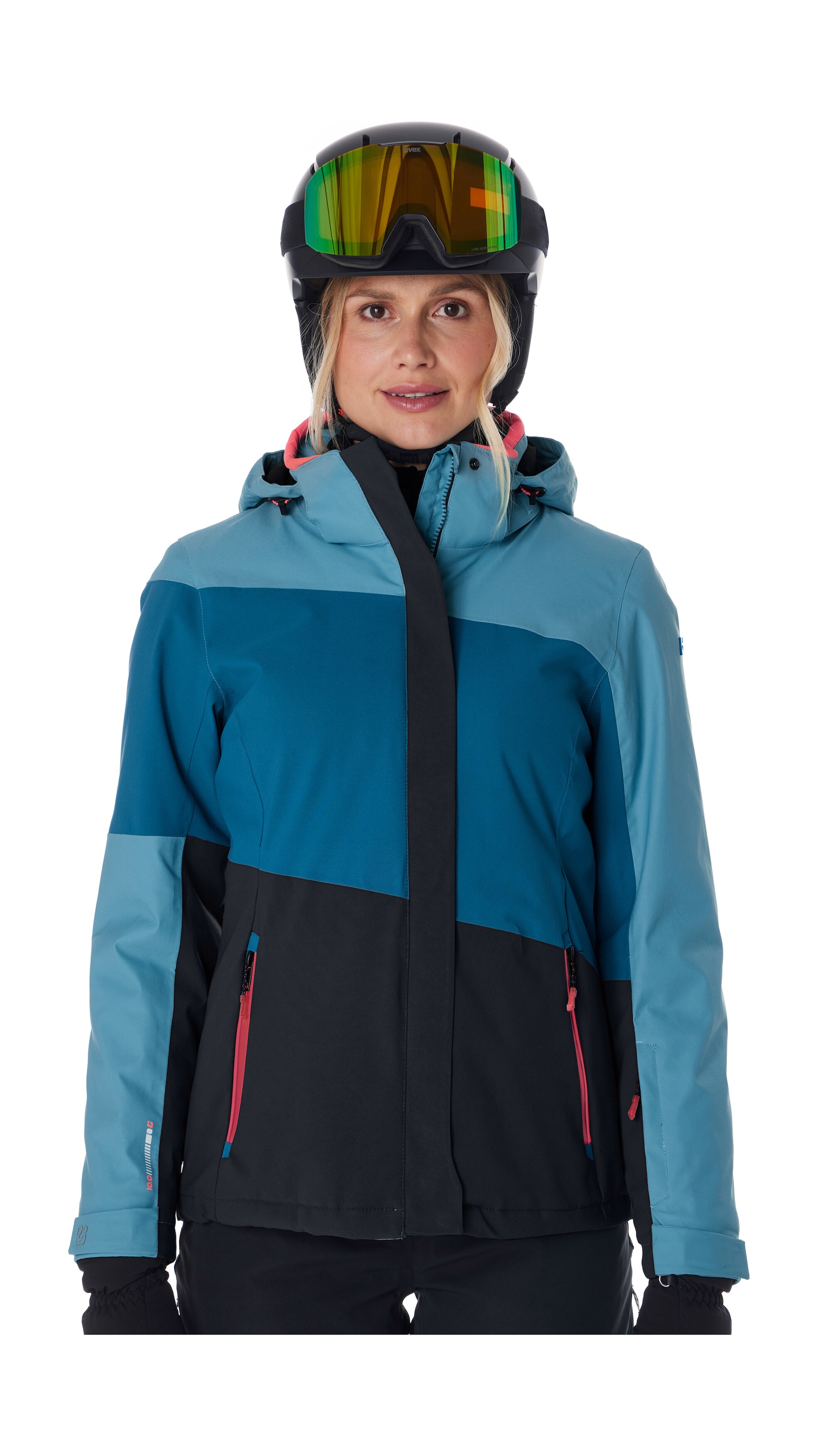 Killtec Skijacke "KSW 67 WMN SKI JCKT" Damen Skijacke: wasserdicht, atmungsaktiv, abnehmbare Kapuze