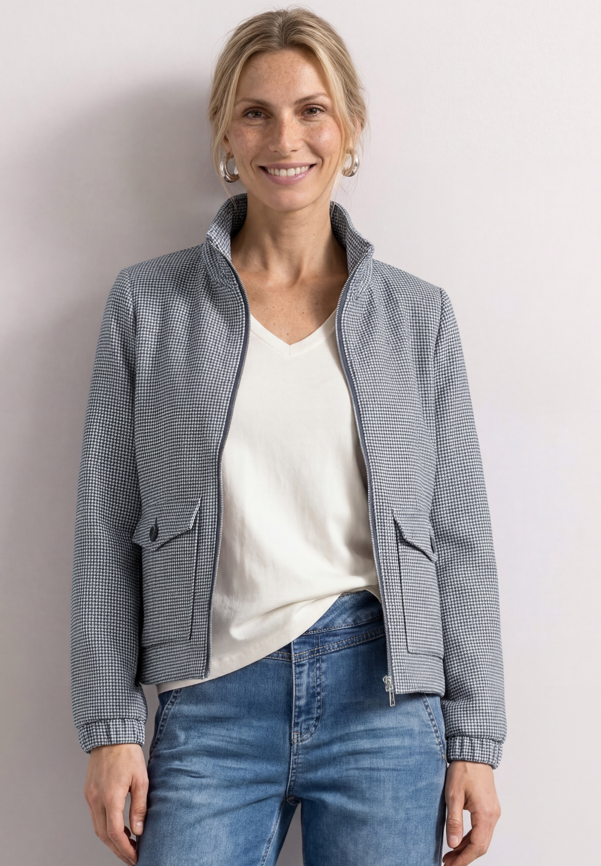 STREET ONE Blouson ohne Kapuze mit Stehkragen