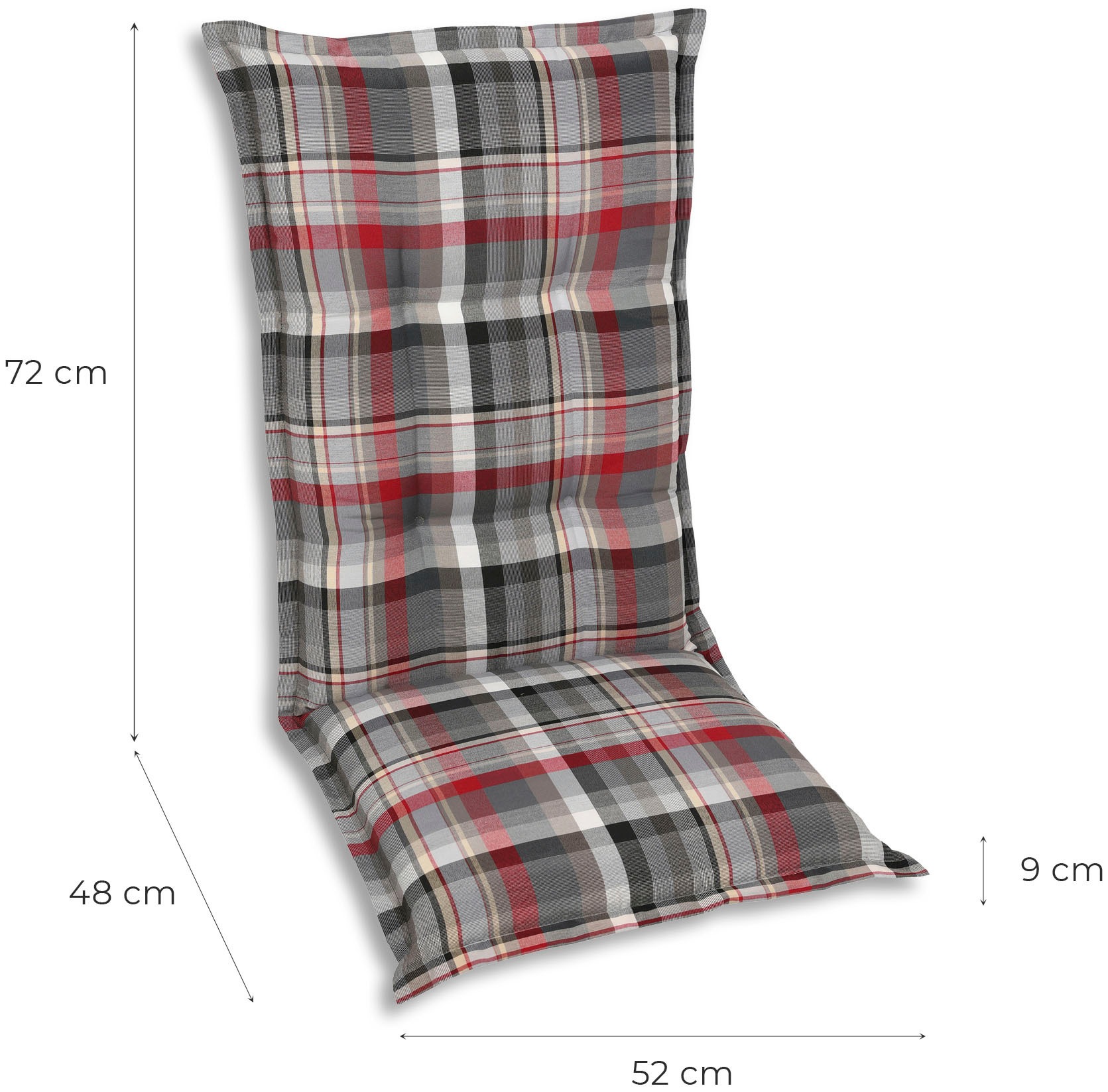 GO-DE Hochlehnerauflage