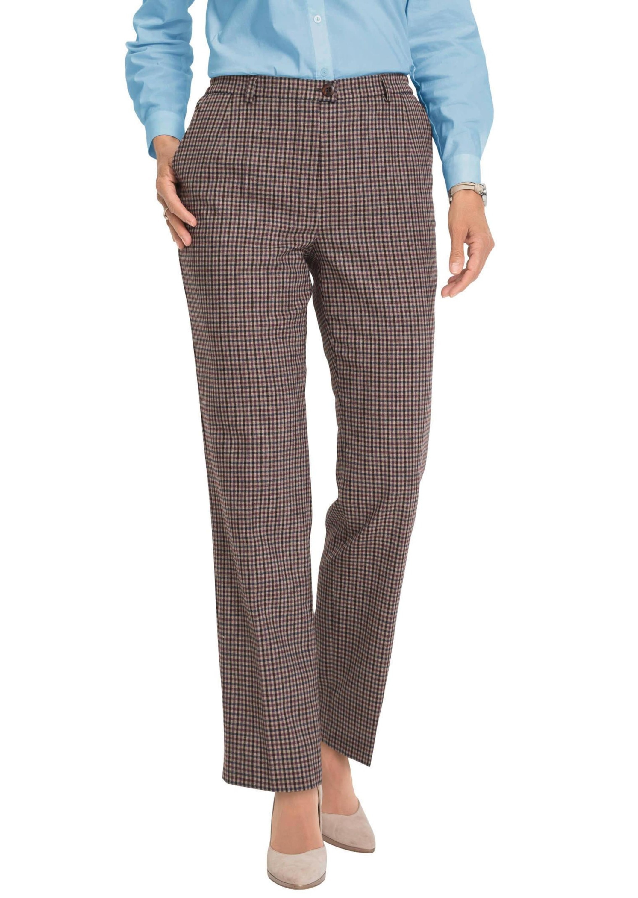 GOLDNER Stoffhose "Karohose Anna" günstig online kaufen