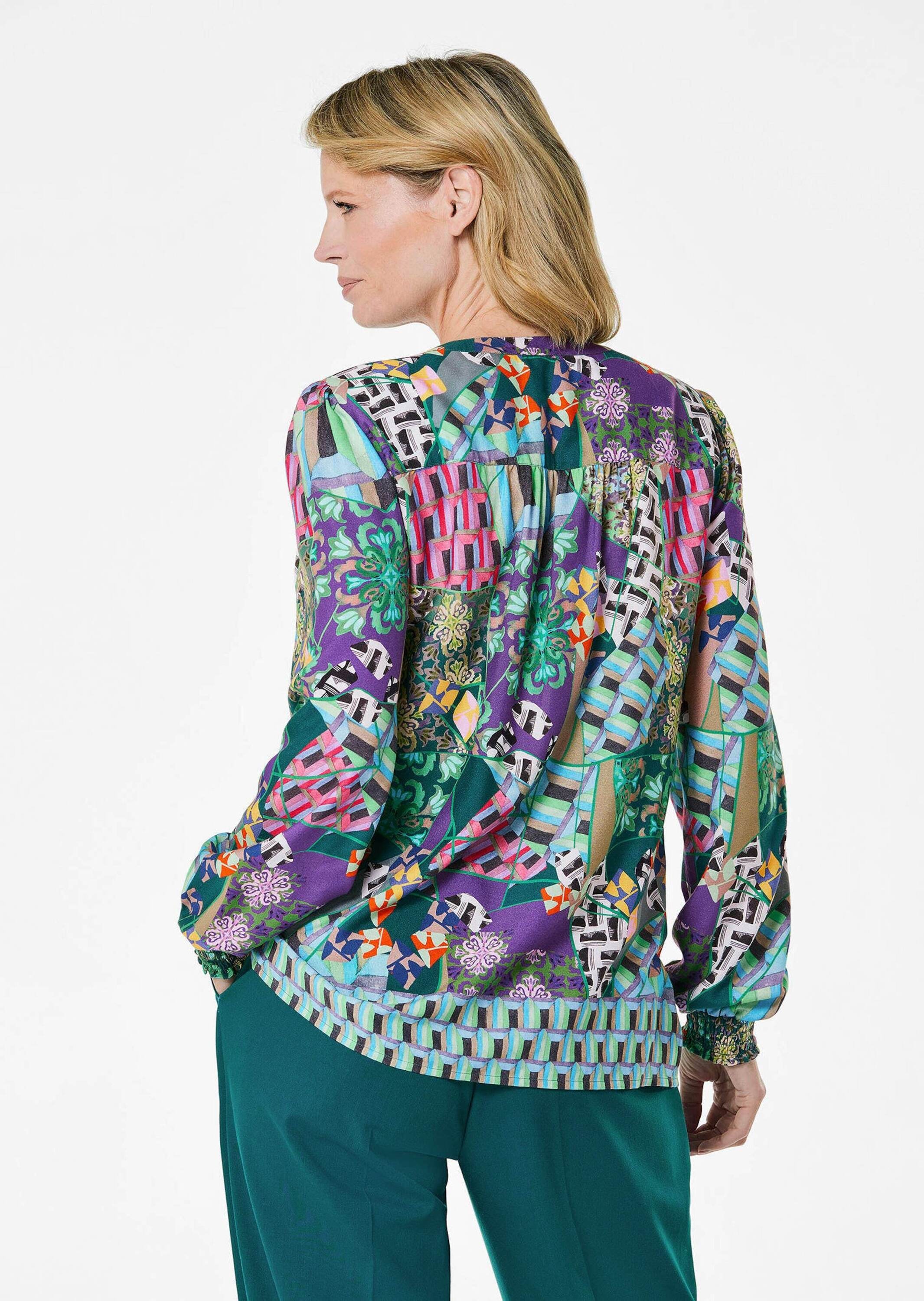 GOLDNER Klassische Bluse »Druckbluse Druckbluse«