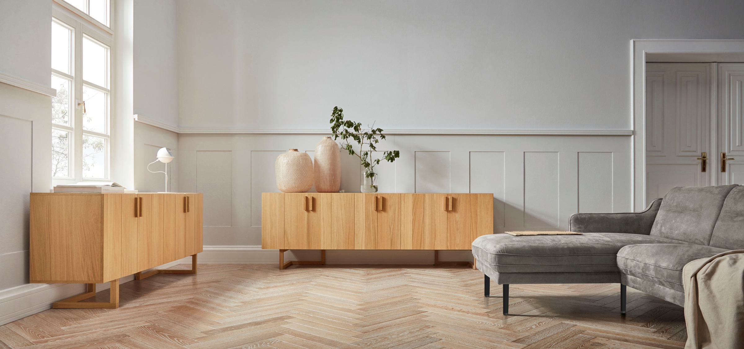 Home affaire "Nordfyn U-Form" edles Design in 3 Bezugsqualitäten, Design by günstig online kaufen