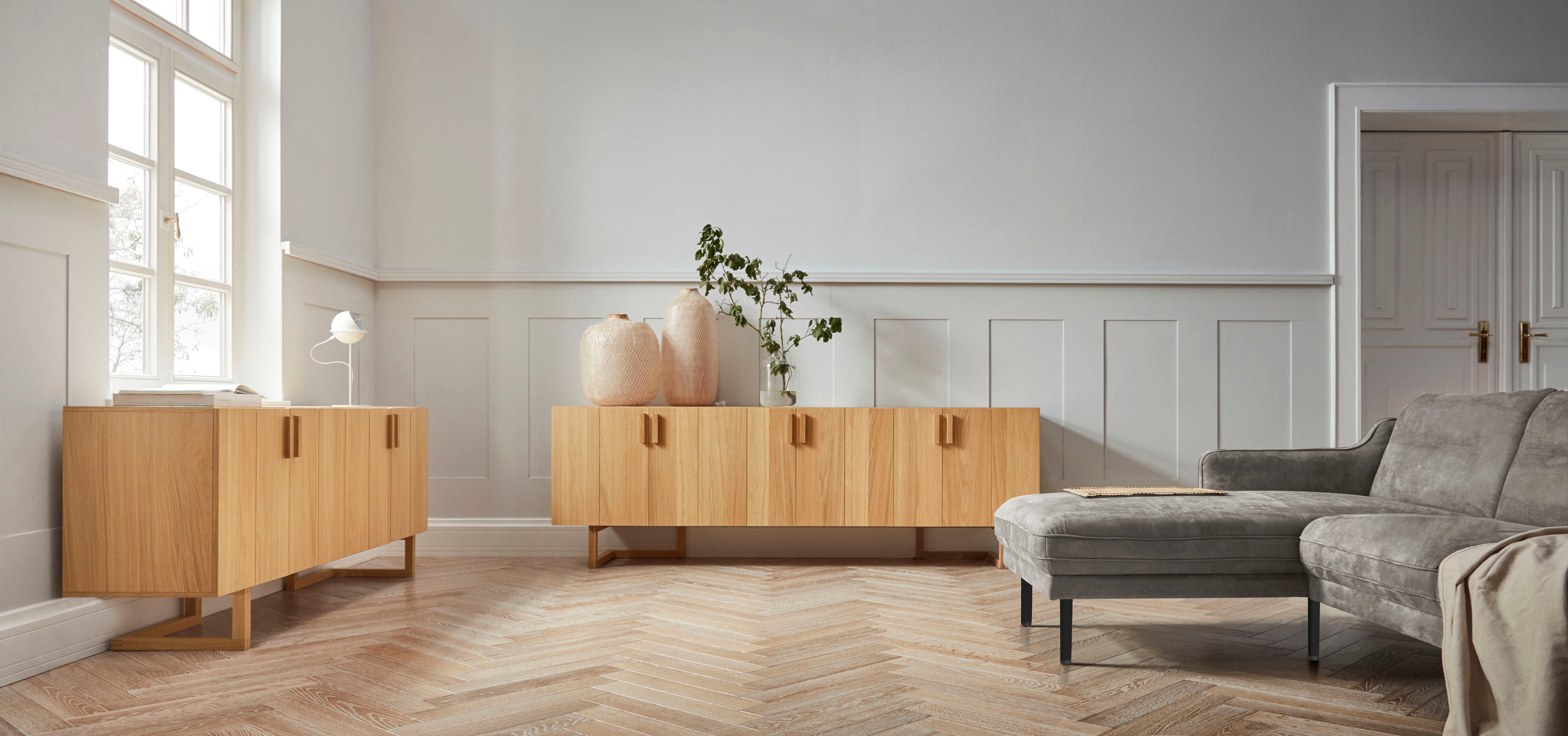 OTTO home Wohnlandschaft "Nordfyn U-Form" edles Design in 3 Bezugsqualitäten