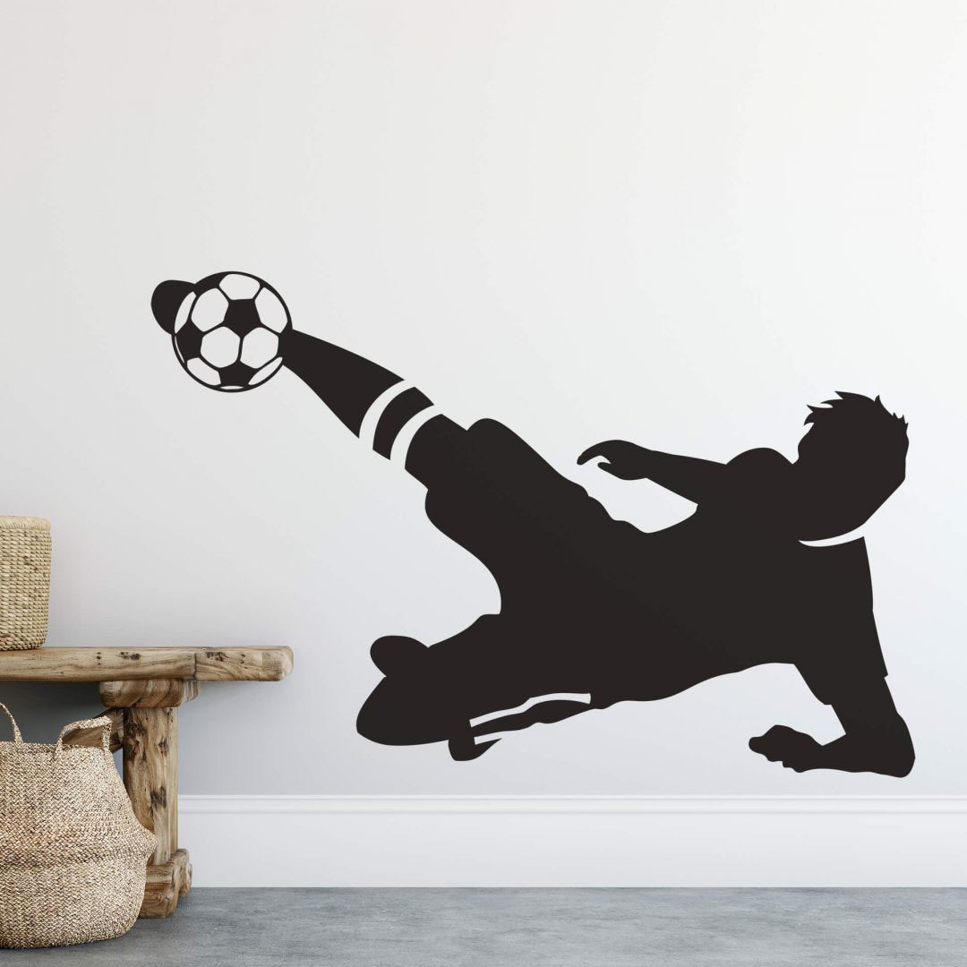 Wall-Art | bestellen St.) »Wandsticker Fußballer 3«, BAUR Wandtattoo (1
