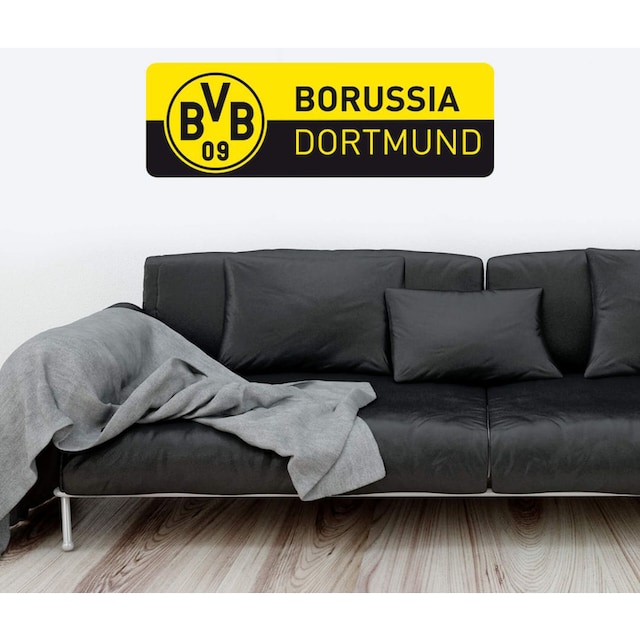 Wall-Art Wandtattoo »Fußball BVB 09 Logo Banner«, (1 St.) kaufen | BAUR