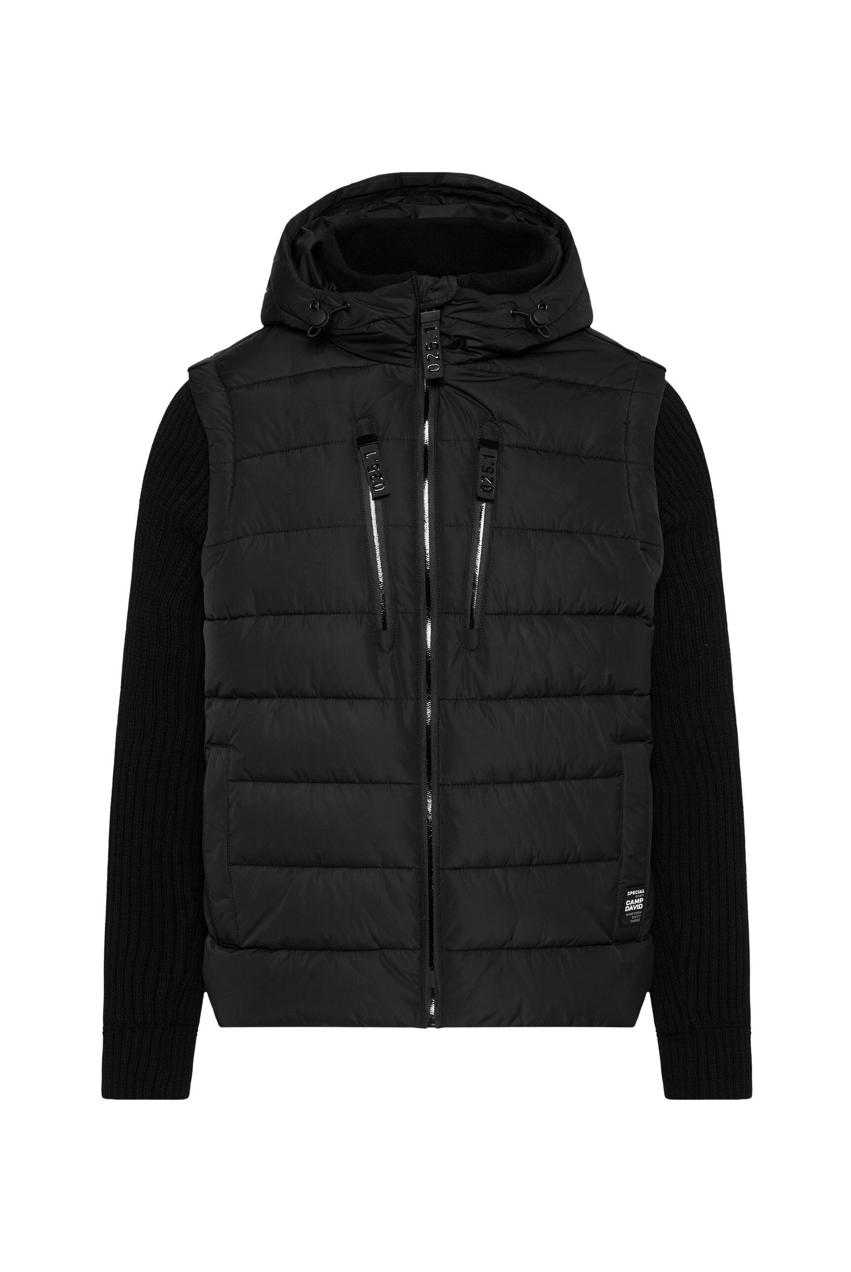 CAMP DAVID Outdoorjacke, mit Kapuze, mit Brusttaschen