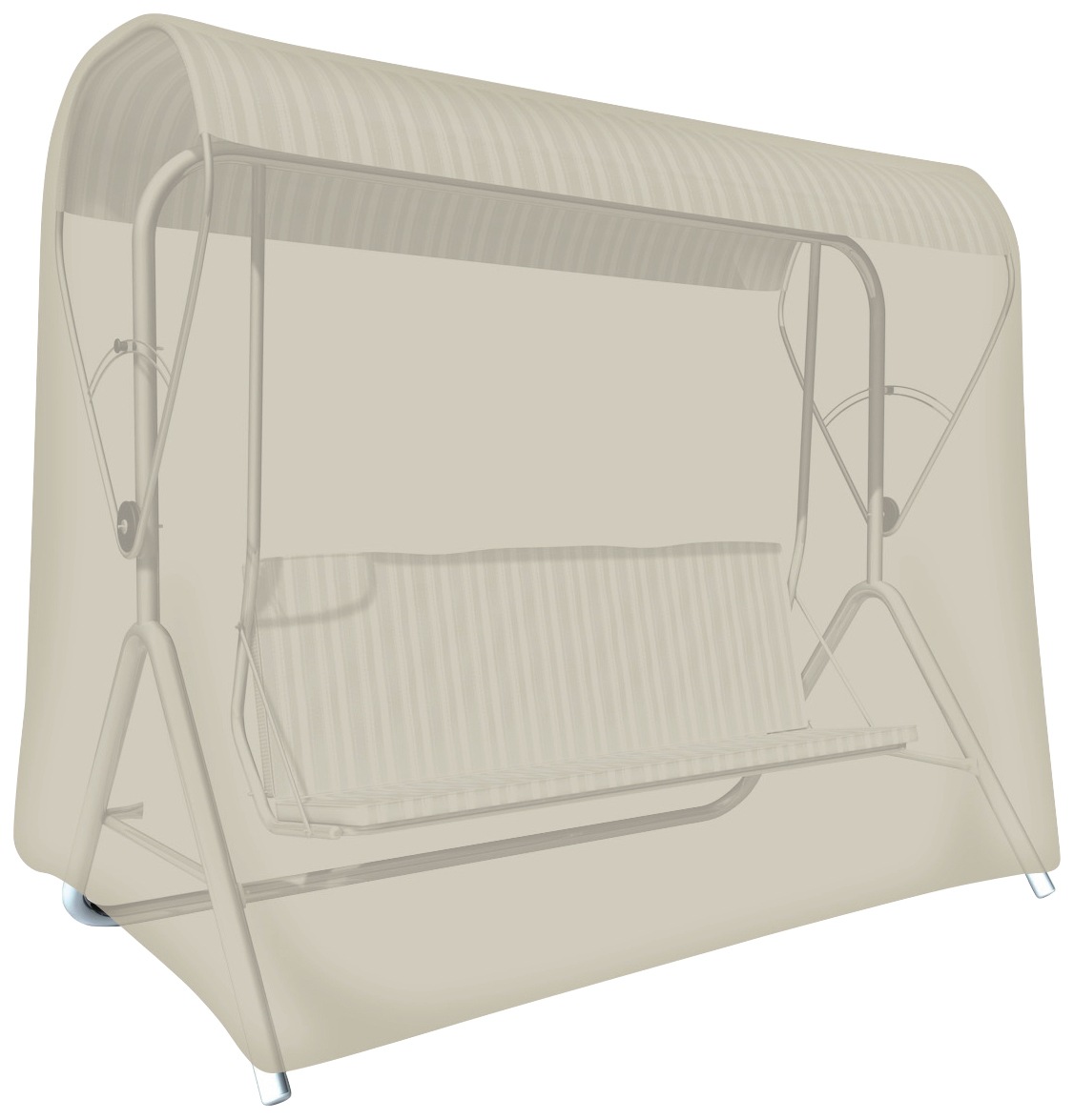 Tepro Abdeckhaube "Universal" für Garten-/Hollywoodschaukel mit 150 cm Breite