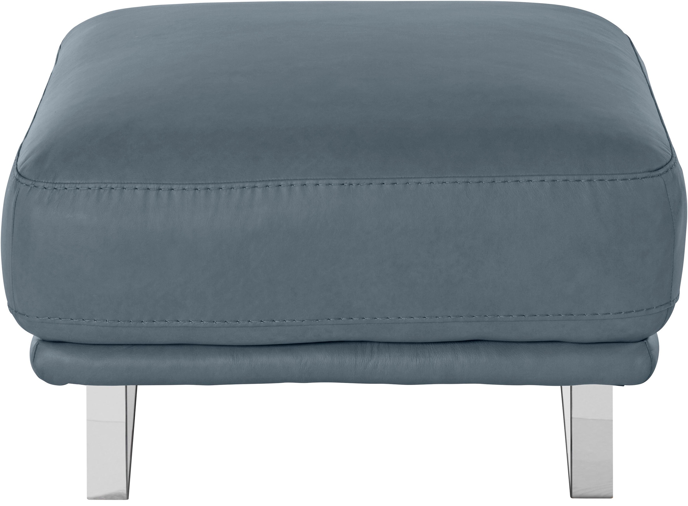 W.SCHILLIG Hocker »montanaa«, mit Metallkufen in Chrom glänzend, Breite 71 cm