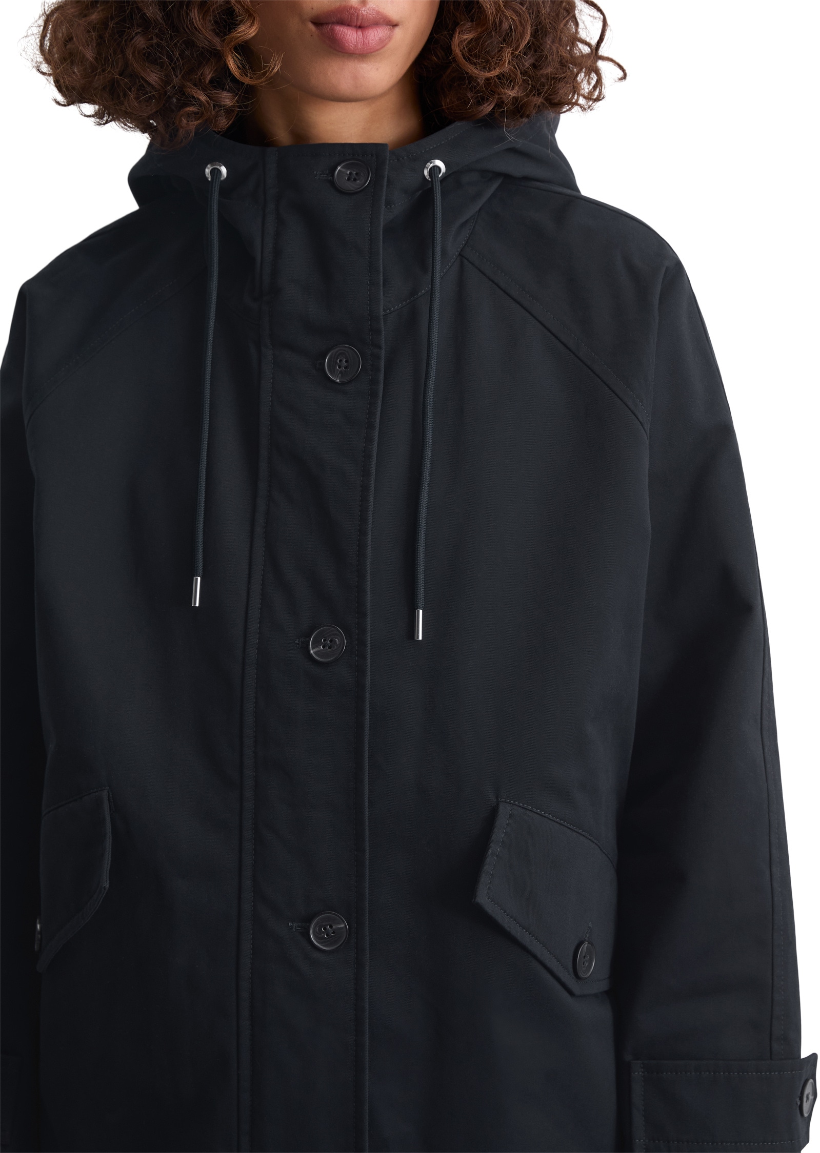 Marc O'Polo Outdoorjacke »aus gepeachtem Baumwoll-Twill«