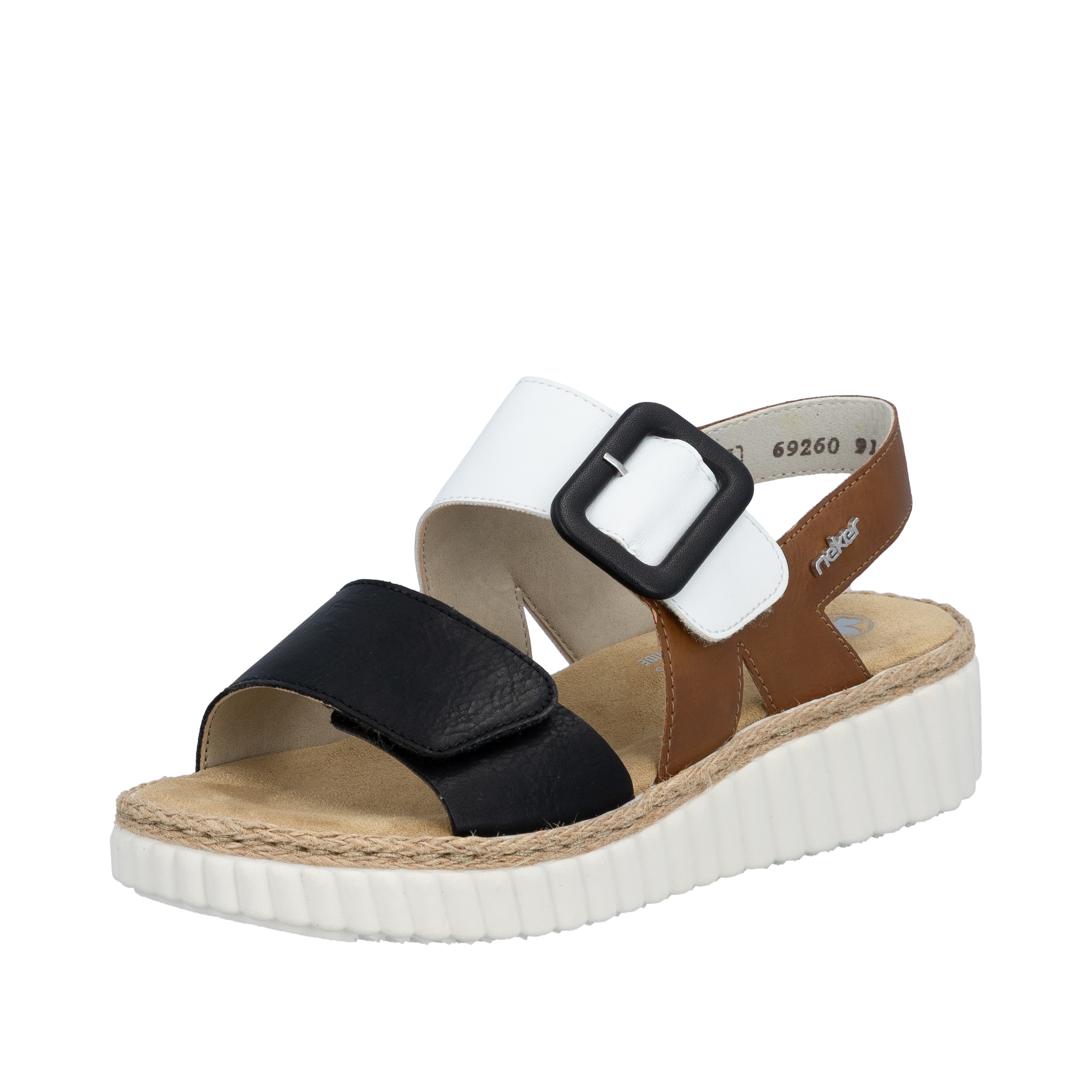 Rieker Sommerschuh, Sandalette, Keilabsatz, in bequemer Form