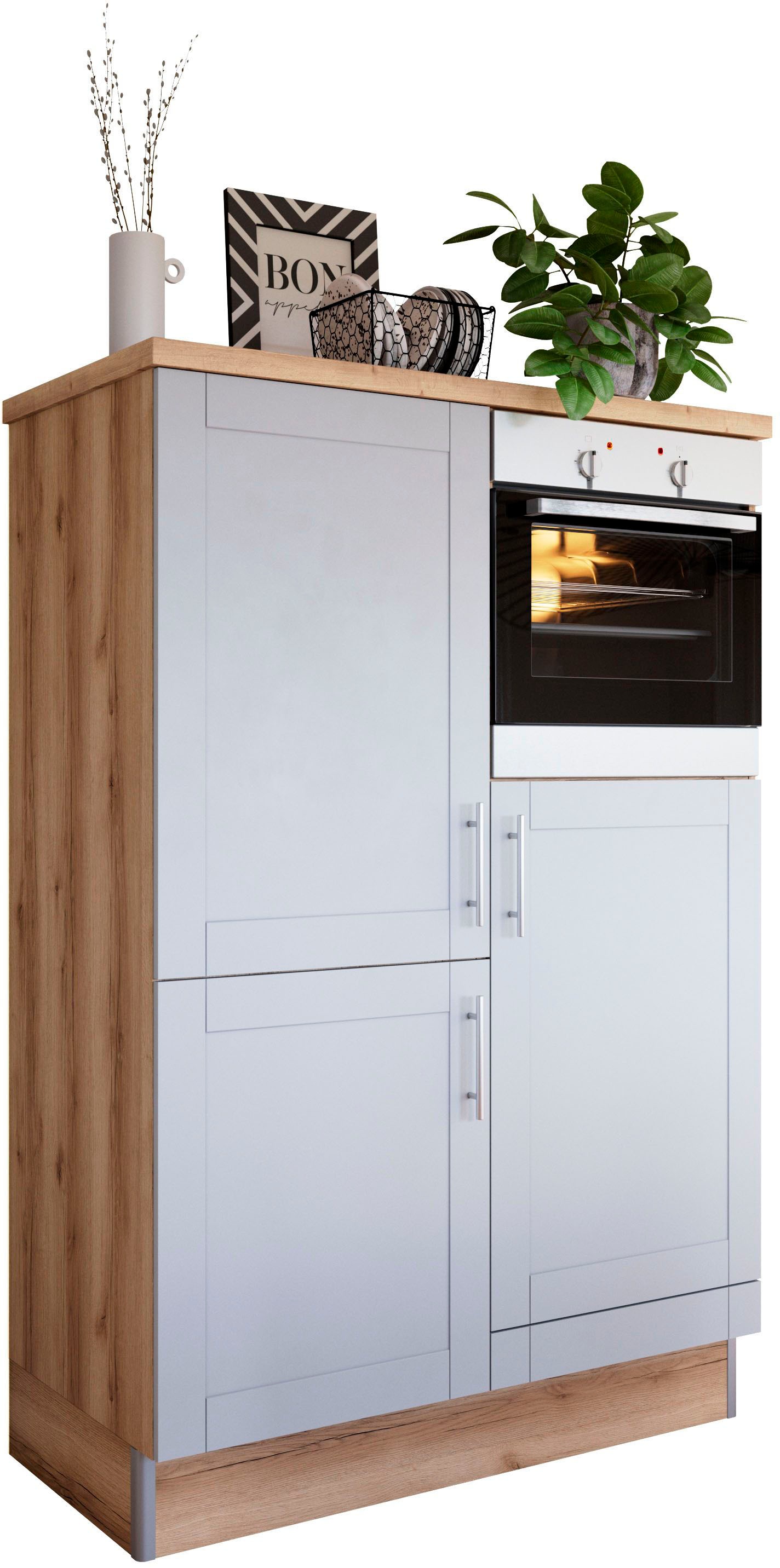 OPTIFIT Küche »Ahus«, Breite 120 BAUR E-Geräten,Soft-Close-Funktion mit cm,wahlweise 