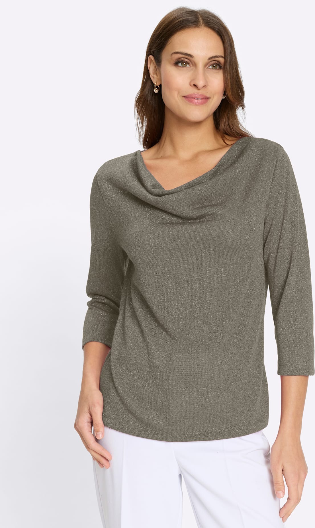 Lady Wasserfallshirt "Wasserfallshirt" 1 tlg. günstig online kaufen