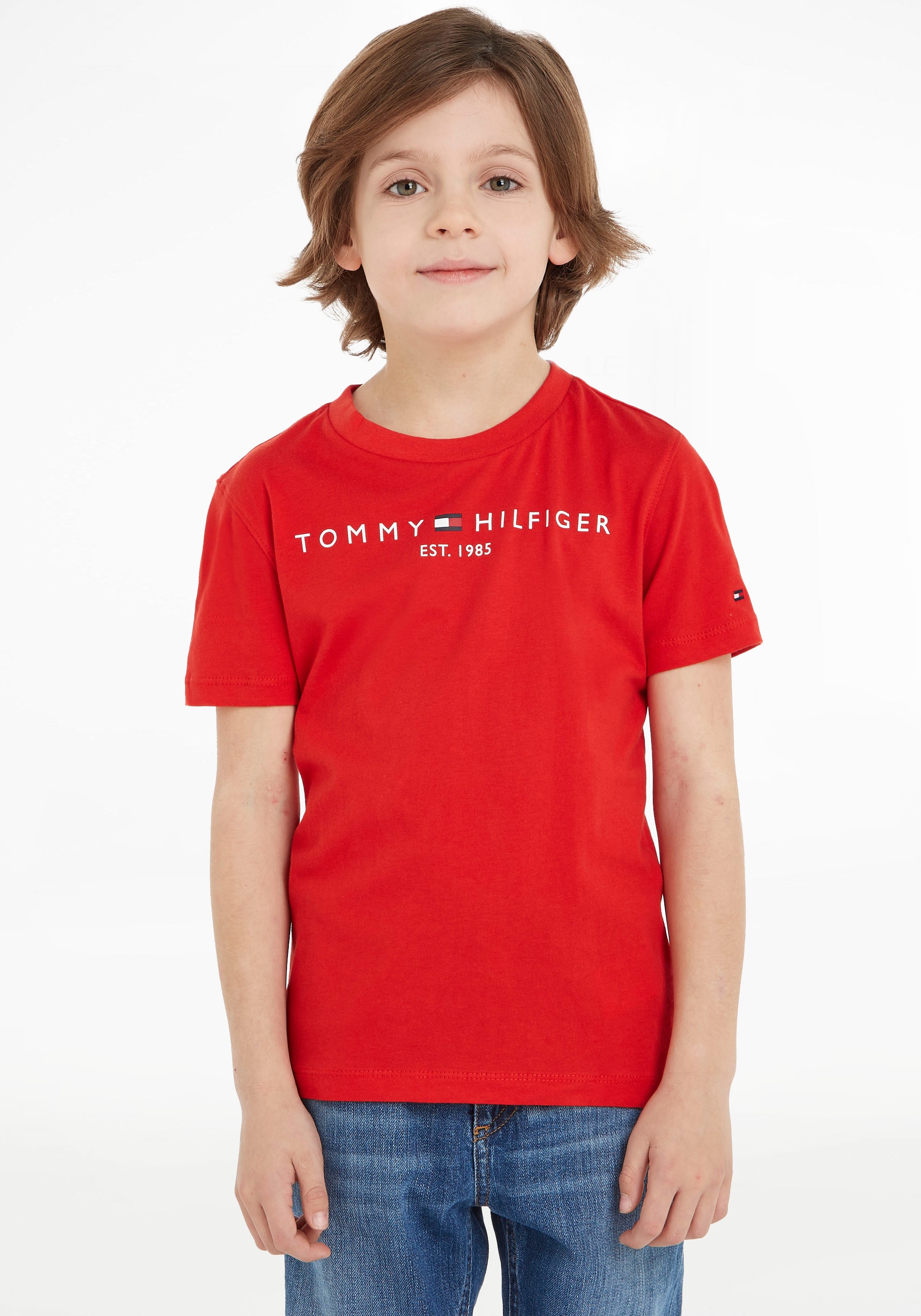 TEE«, Jungen | T-Shirt Hilfiger und Mädchen BAUR online für kaufen Tommy »ESSENTIAL